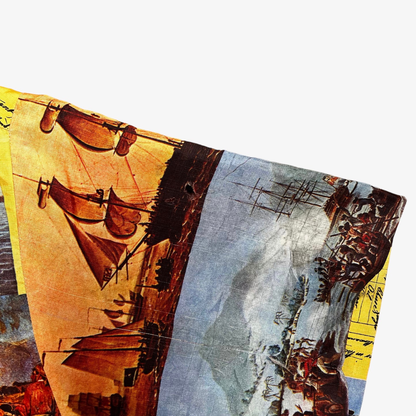 Vintage 60s Polynesian Bazaar Historic Captain Hawaiian Short Sleeve Shirt Wear - Casspios Dream