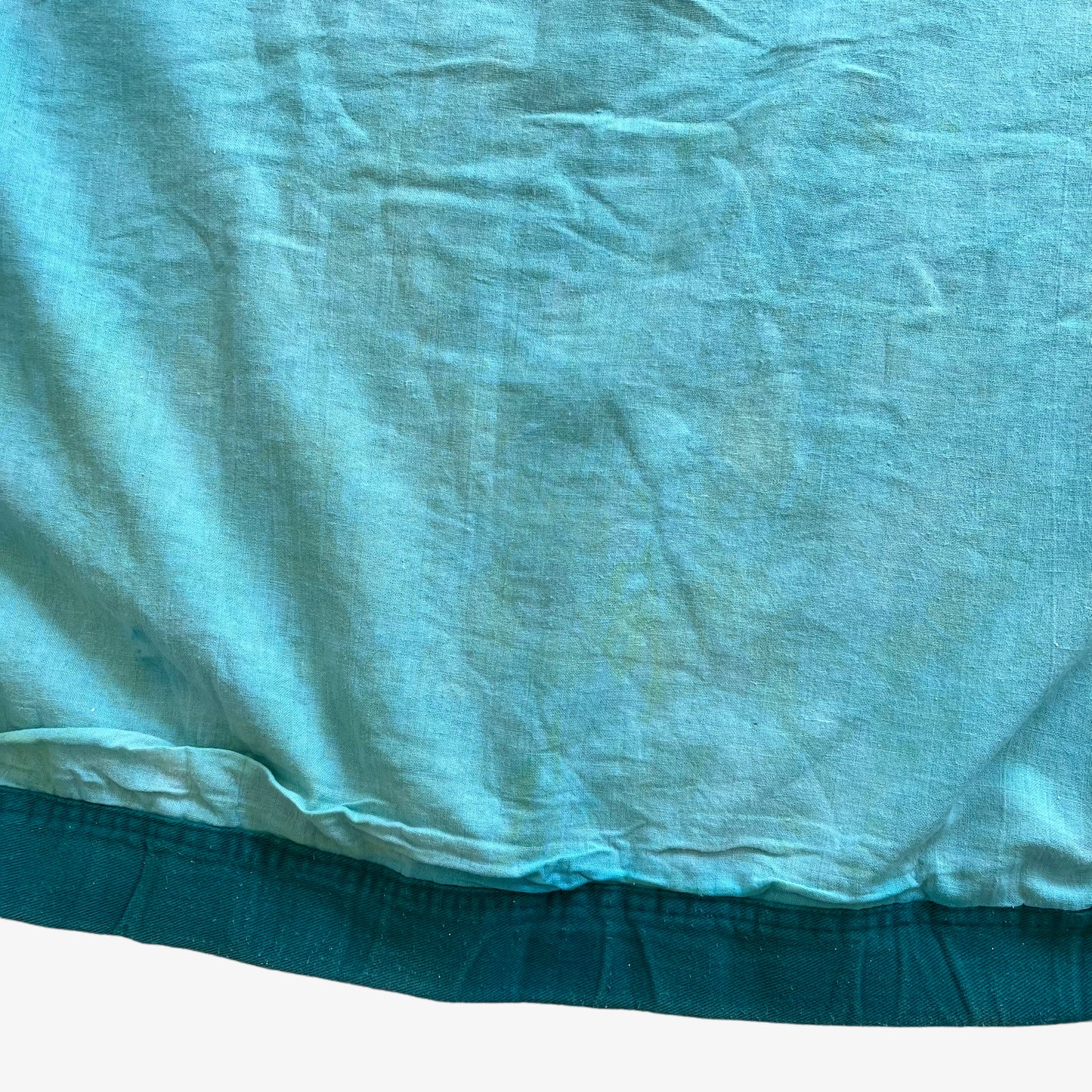 Vintage 80s Mens Golf Club Faded Green Cardigan Inside - Casspios Dream