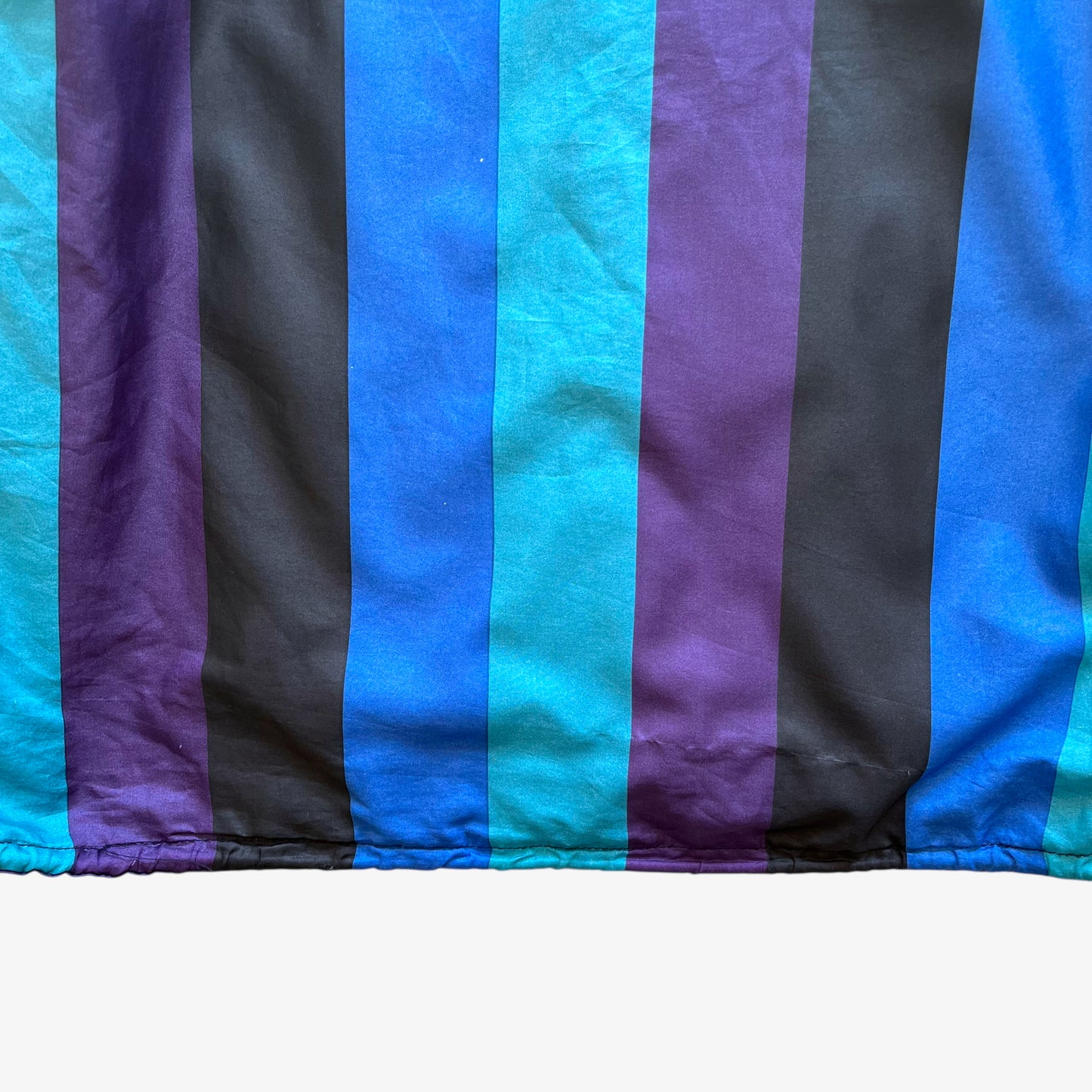 Vintage 80s Mens Pierre Cardin Striped Track Jacket With Shoulder Pads Hem Mark - Casspios Dream