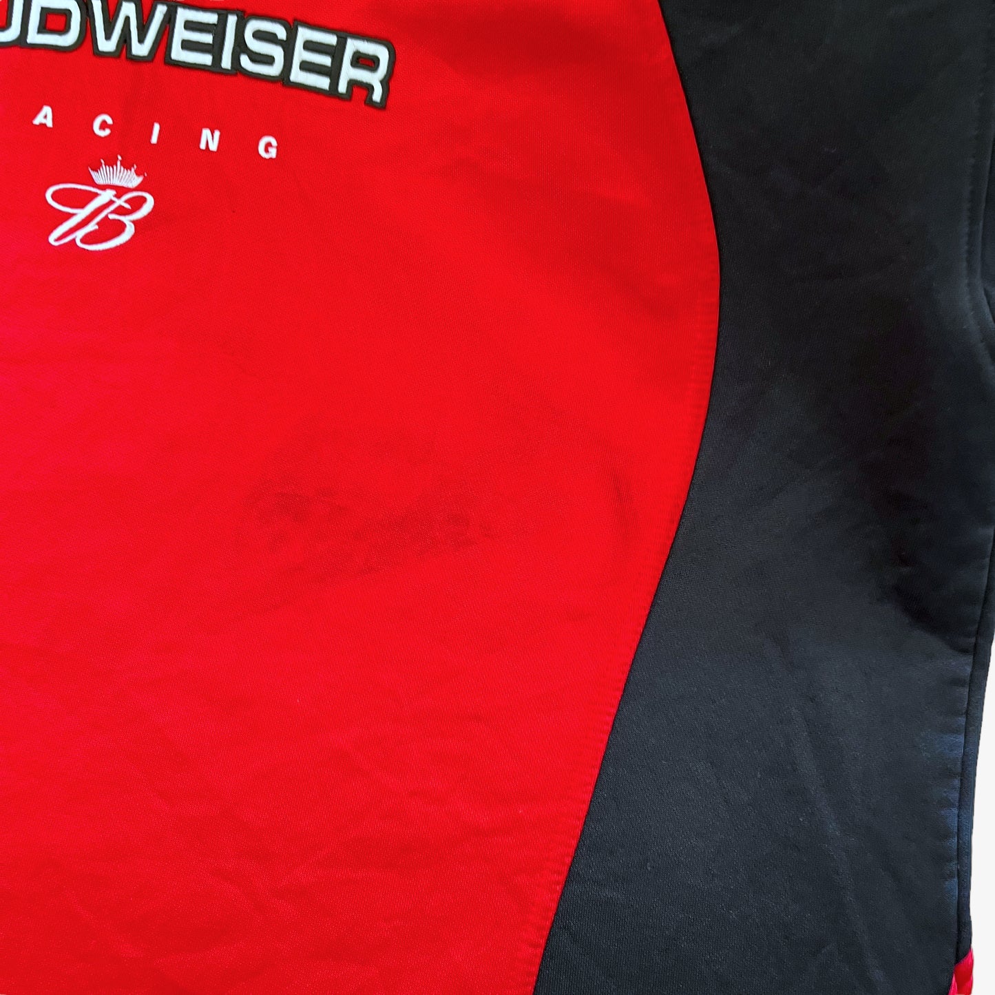 Vintage 90s Mens Chase Authentics Dale Earnhardt Jr Budweiser Racing NASCAR Sweatshirt Wear - Casspios Dream