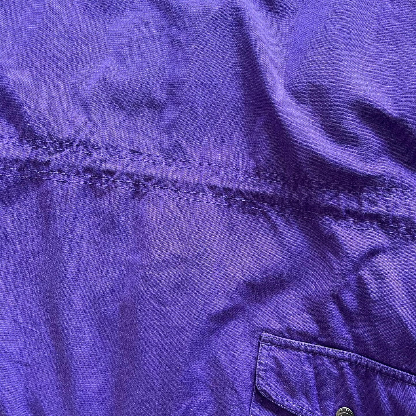 Vintage 90s Mens Minnesota Vikings NFL Members Club Purple Stadium Coat Mark - Casspios Dream