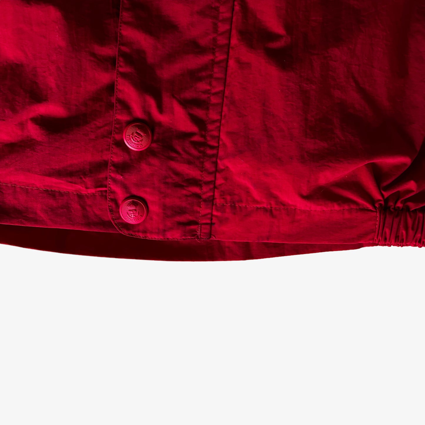 Vintage 90s Mens Nautica Red Sailing Jacket Hem - Casspios Dream