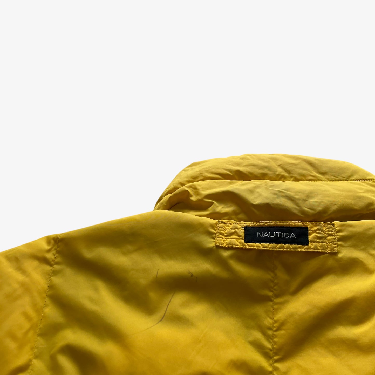 Vintage 90s Mens Nautica Reversible Tartan Print Down Puffer Jacket Wear - Casspios Dream