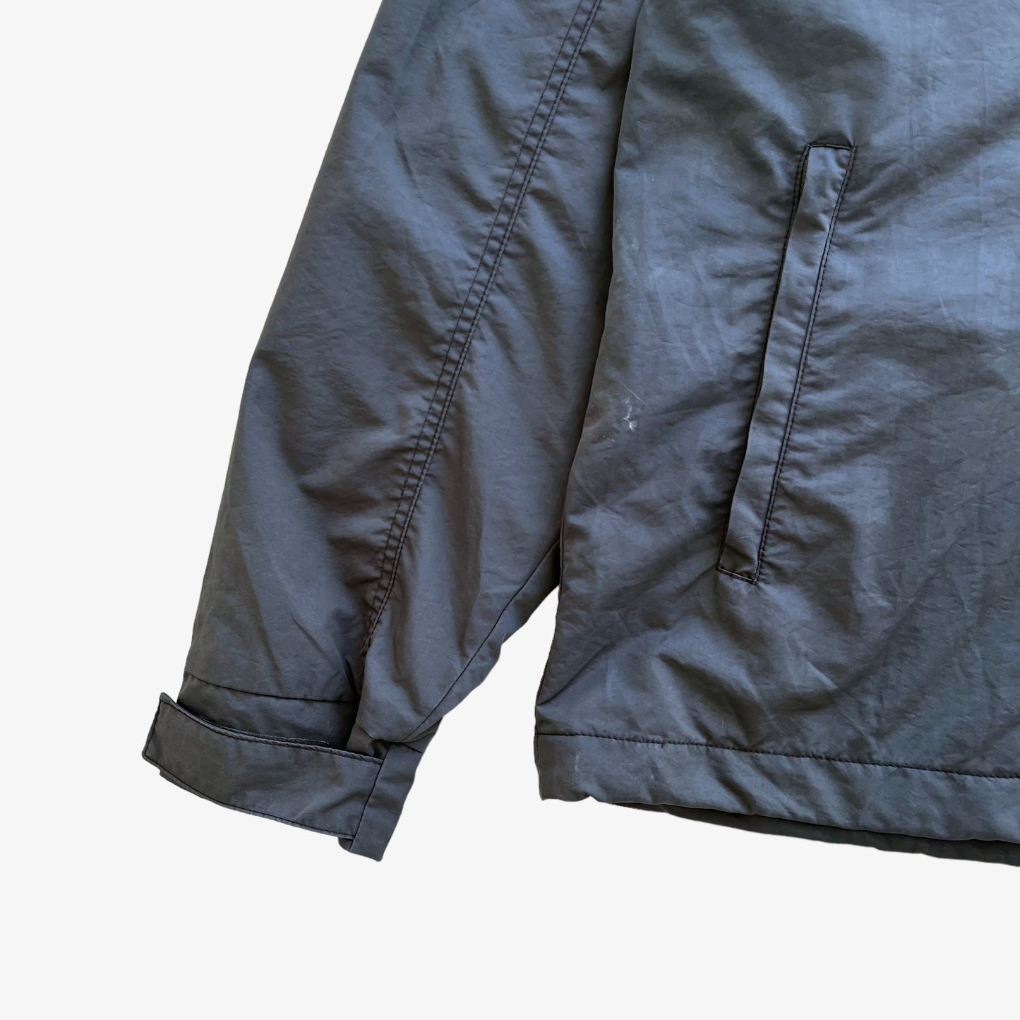 Vintage 90s Mens Nike ACG Grey And Orange Utility Jacket Wear - Casspios Dream