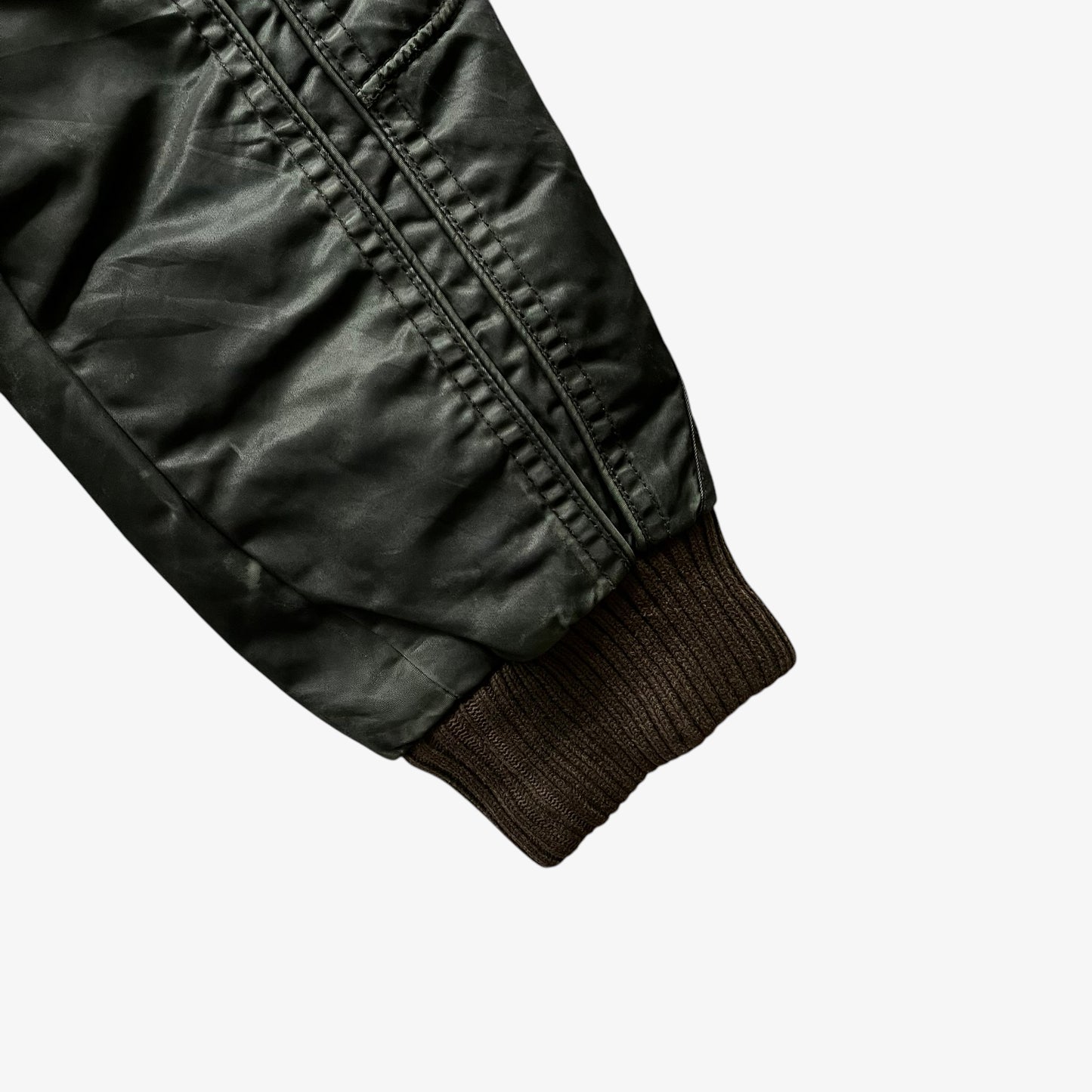 Vintage 90s Mens Pall Mall PME Legend Black Bomber Jacket With Brown Faux Fur Collar Wear - Casspios Dream