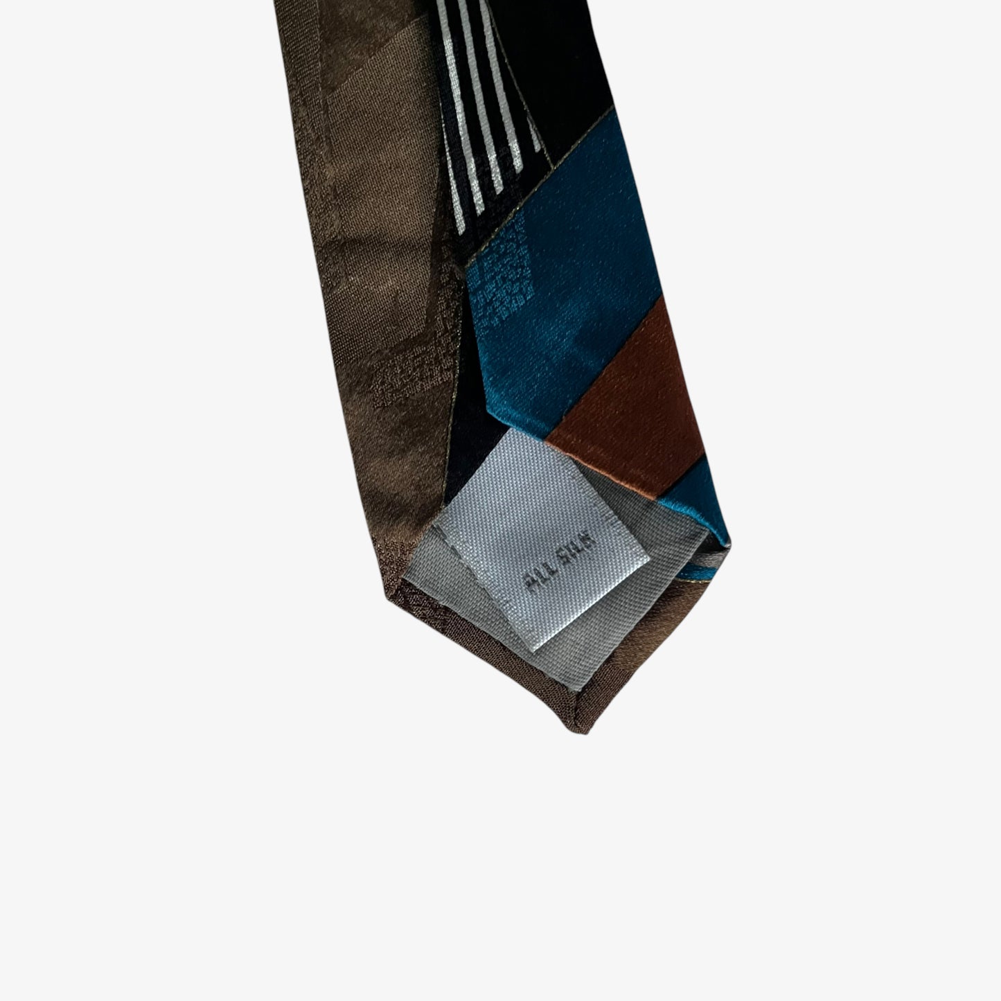 Vintage 90s Pierre Cardin Abstract Print Silk Tie Inside Label - Casspios Dream