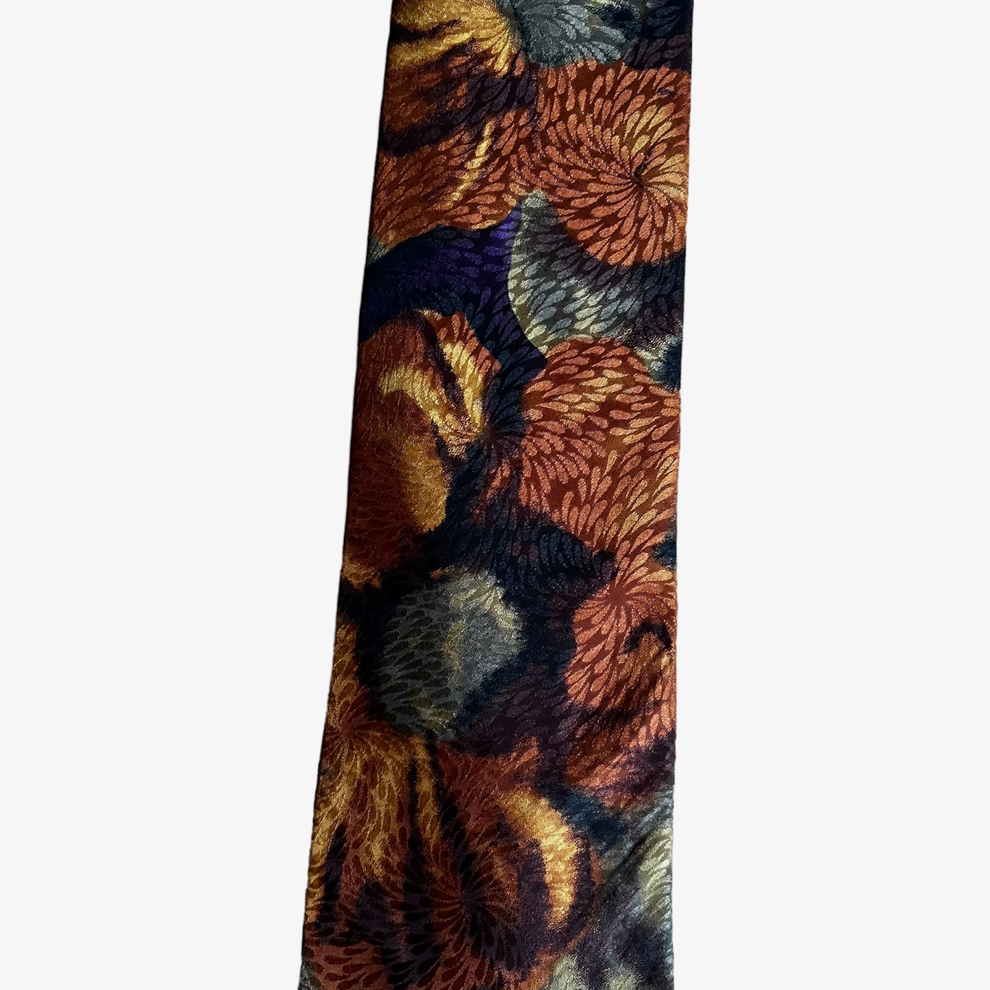 Vintage 90s Rossetti Floral All Over Print Silk Tie Flowery - Casspios Dream