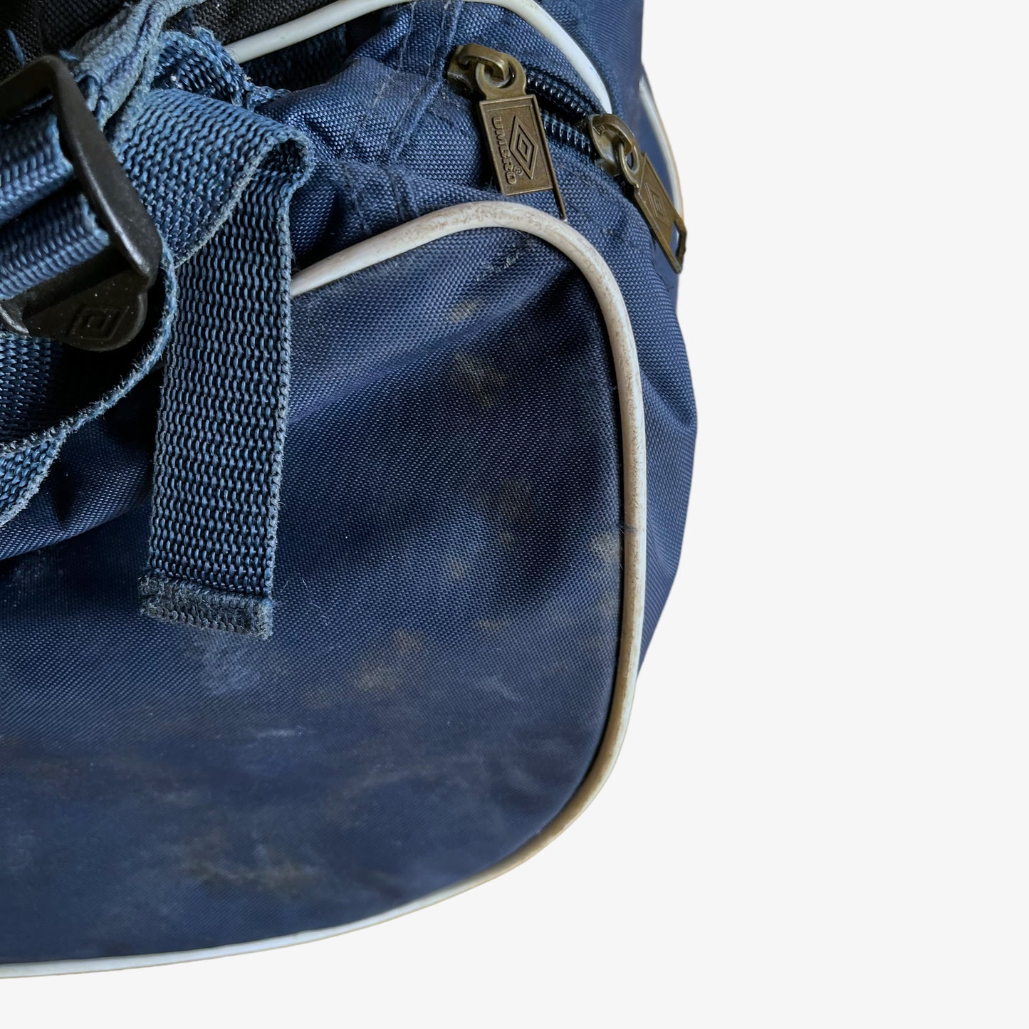 Vintage 90s Umbro Sports Big Blue Backpack Featuring An Embroidered Spell Out Logo Mark - Casspios Dream