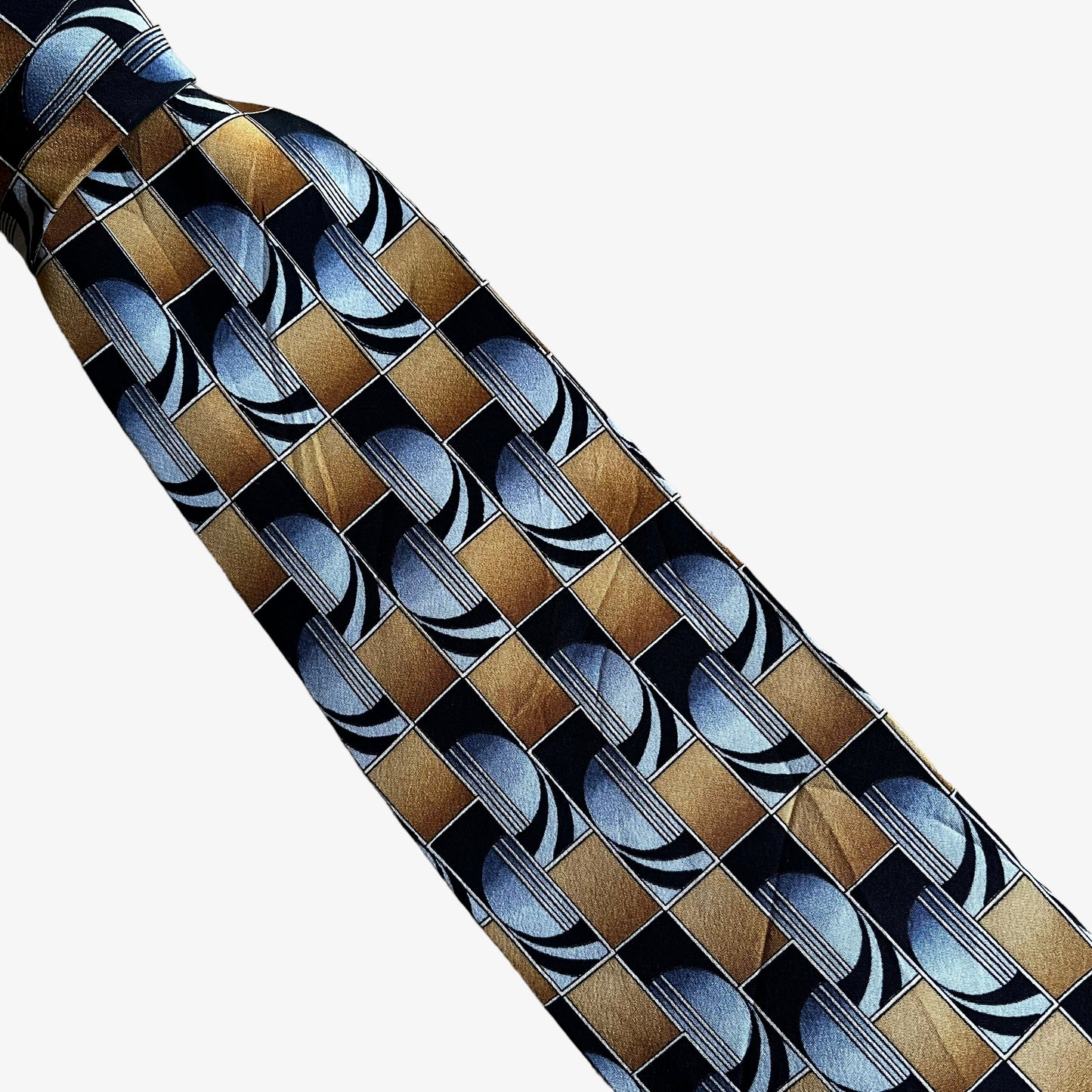 Vintage 90s Vodka Molecule Under The Microscope Cocktail Collection Silk Tie Abstract - Casspios Dream