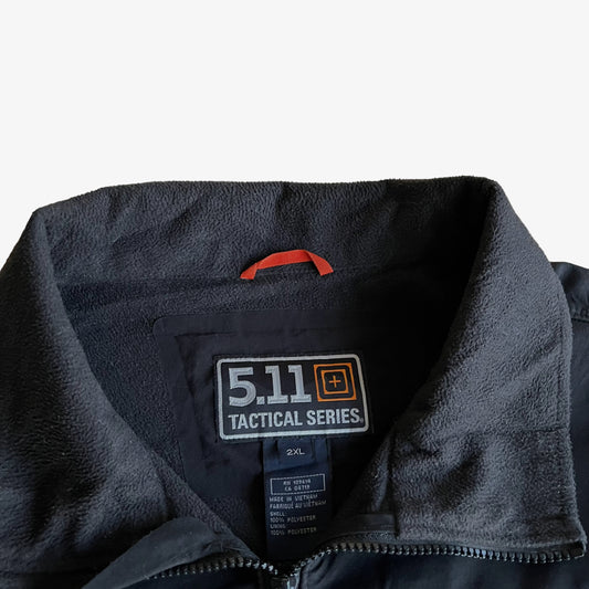 Vintage Y2K Mens 5.11 Tactical Series Black Utility Jacket Label - Casspios Dream