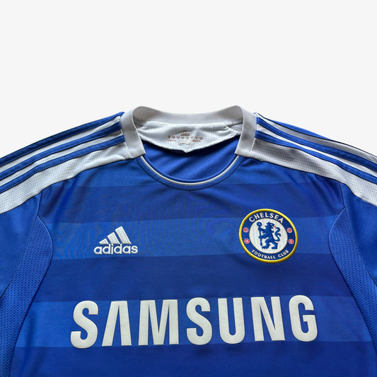 Vintage Y2K Mens Adidas Chelsea 2011 - 2012 Blue Home Jersey Samsung - Casspios Dream