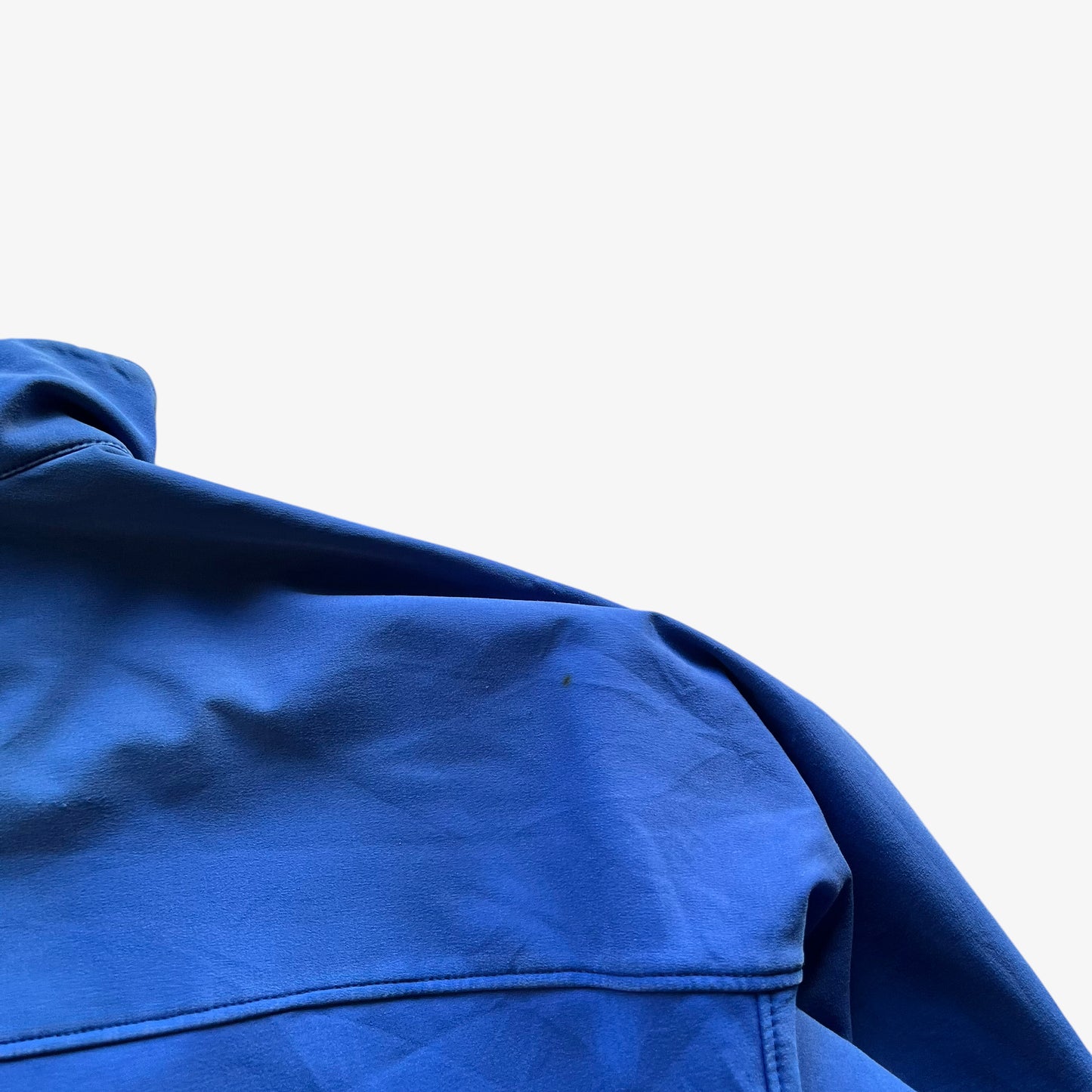 Vintage Y2K Mens Arcteryx Gamma MX Polartec Faded Blue And Khaki Jacket Shoulder - Casspios Dream