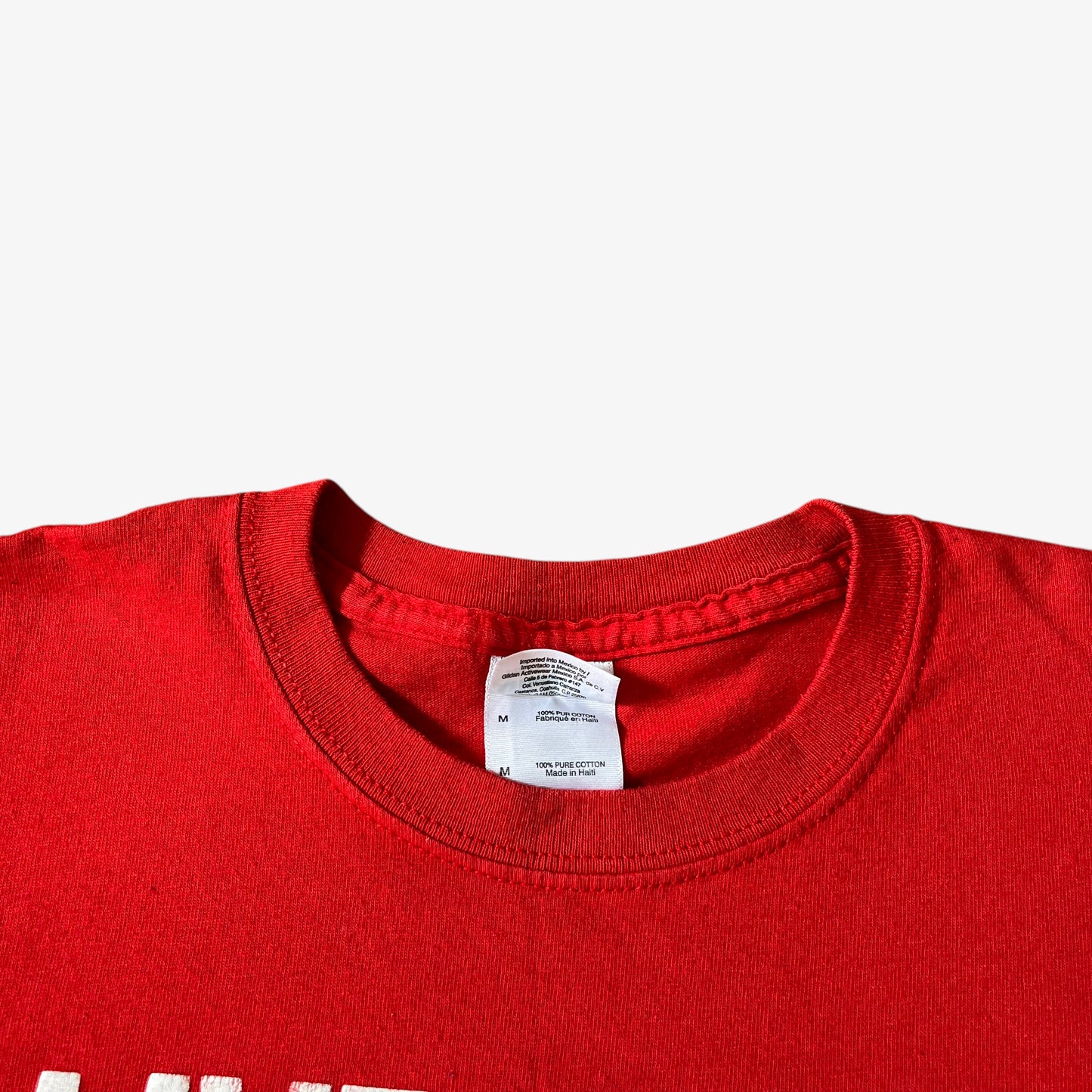 Vintage Y2K Mens Gildan Liverpool Football Club Steven Gerrard 8 Double Sided Print Red T-Shirt Size - Casspios Dream