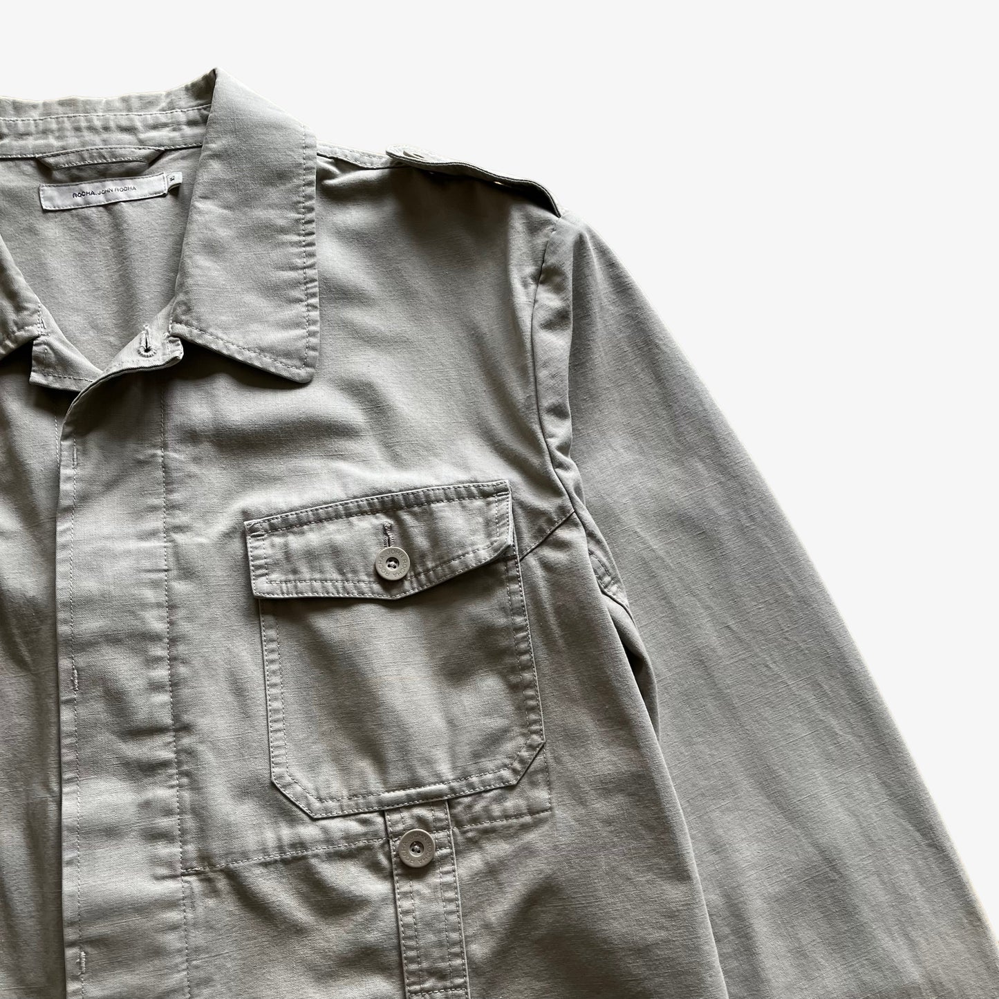 Vintage Y2K Mens John Rocha Safari Jacket Utility - Casspios Dream