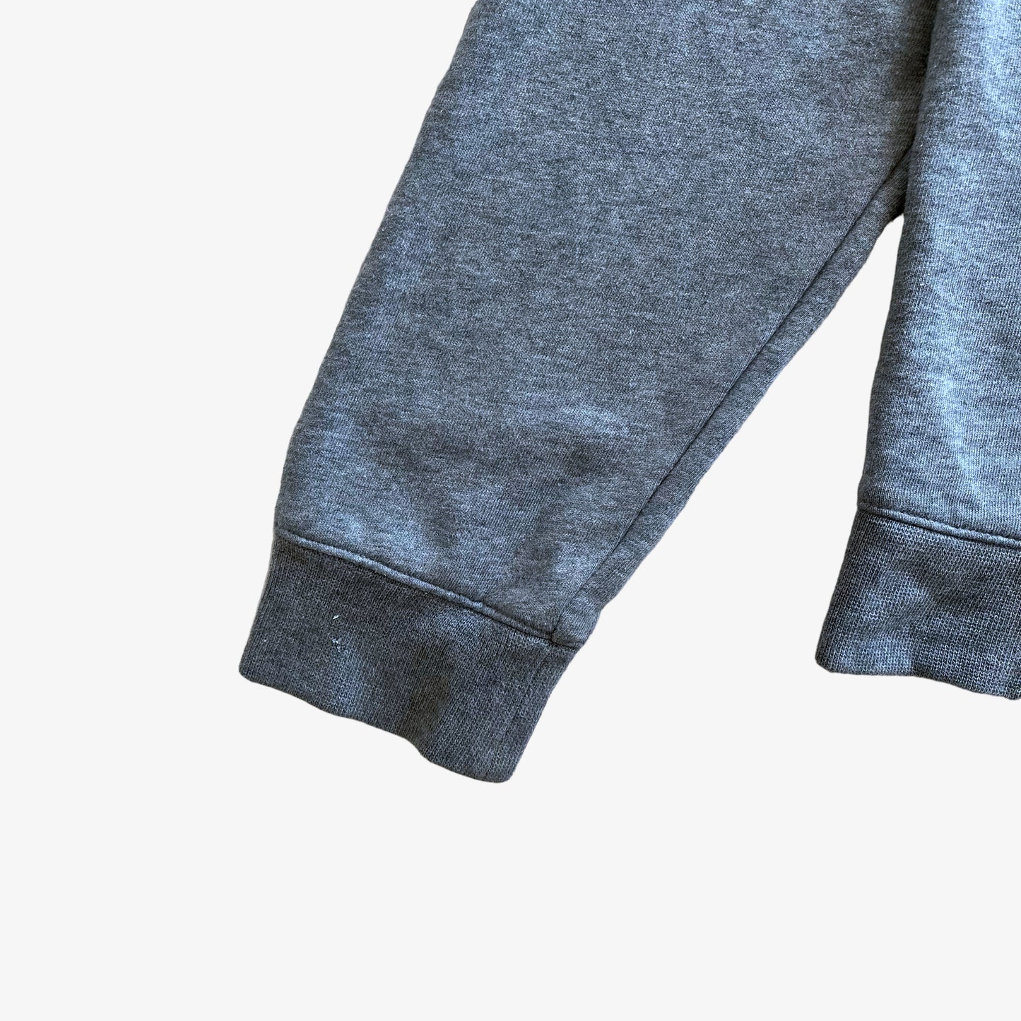 Vintage Y2K Mens Lacoste Sport Printed 1927 Spell Out Grey Hoodie Cuff - Casspios Dream