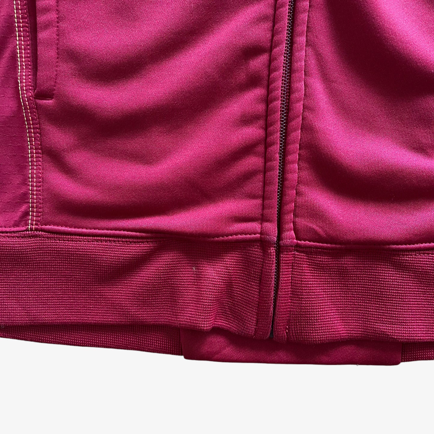 Vintage Y2K Mens Nike Ronaldinho 10 Red Hooded Track Jacket Wear - Casspios Dream