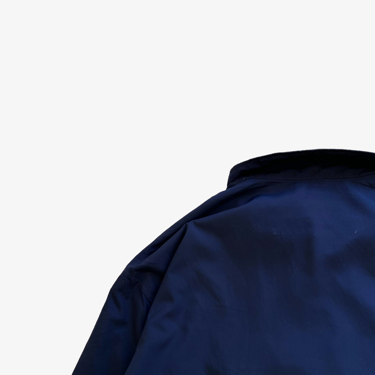 Vintage Y2K Mens Polo Ralph Lauren Navy Harrington Jacket Collar - Casspios Dream