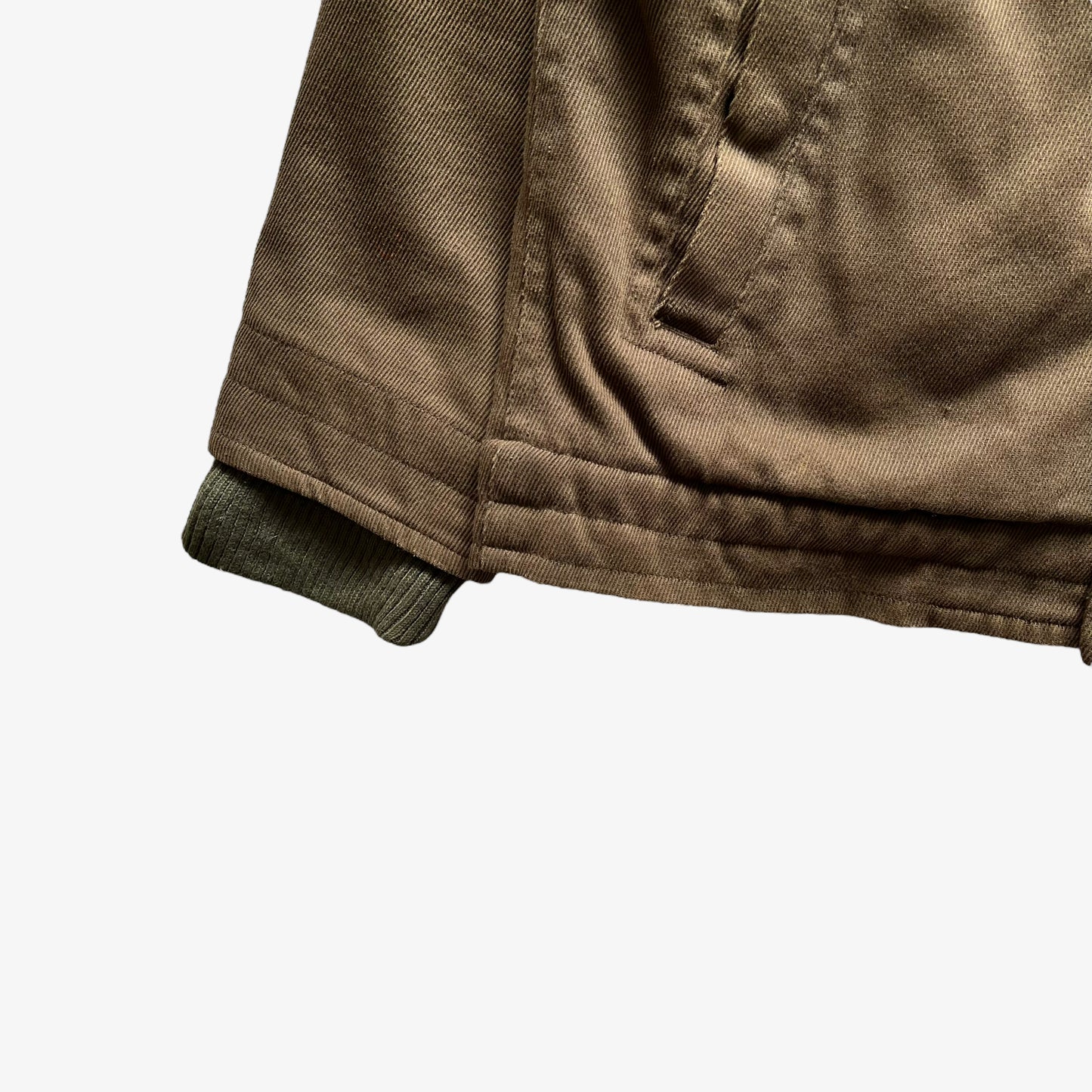 Vintage Y2K Mens Quiksilver Brown Utility Jacket Hem - Casspios Dream