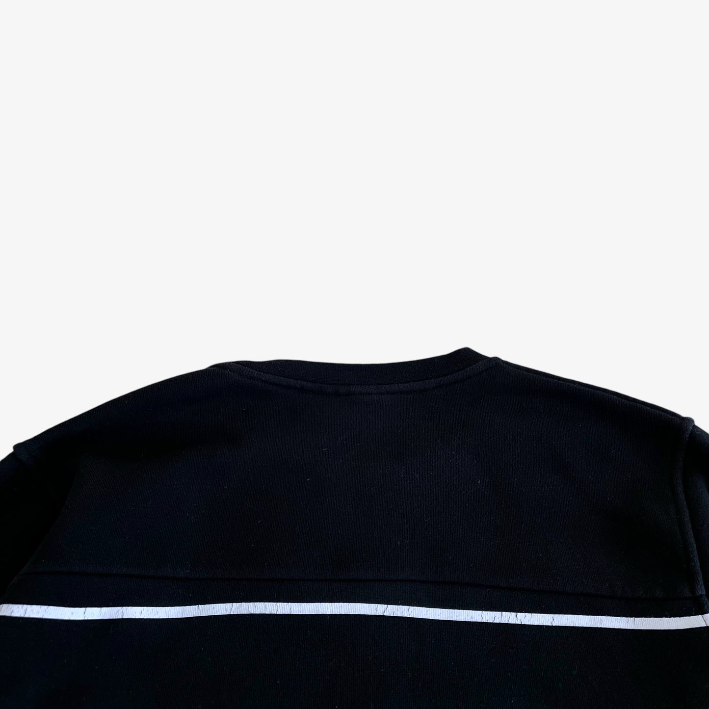 Vintage Y2K Mens The Hundreds Embroidered Spell Out Black Sweatshirt Collar - Casspios Dream