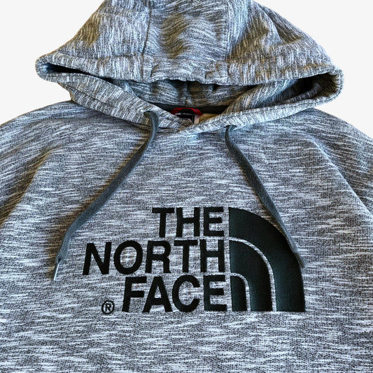 Vintage Y2K Mens The North Face Embroidered Spell Out Hoodie Logo - Casspios Dream