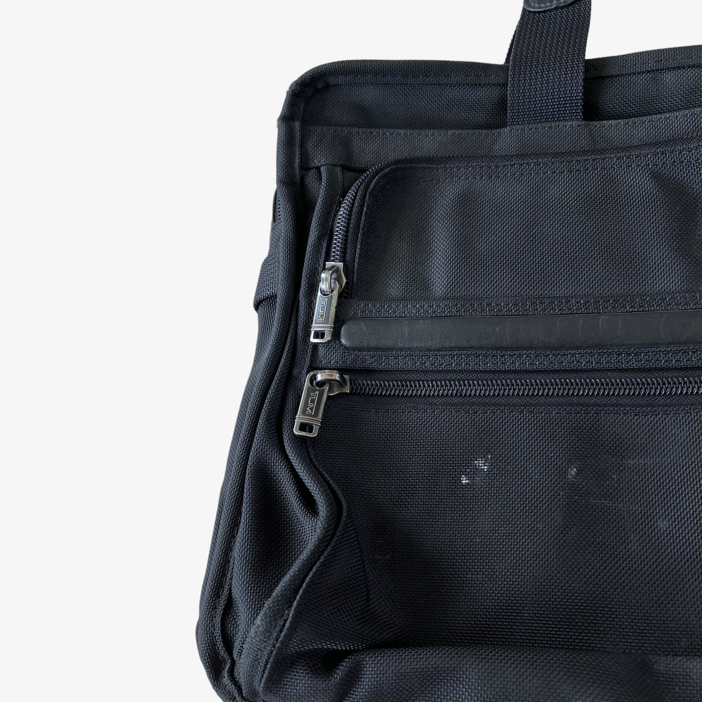 Vintage Y2K Tumi Expandable Black Briefcase With Shoulder Strap Wear - Casspios Dream