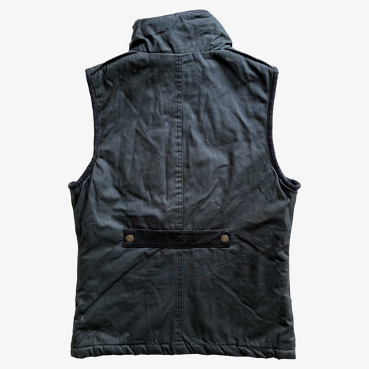 Vintage Y2K Womens Horseware Black Gilet Back - Casspios Dream