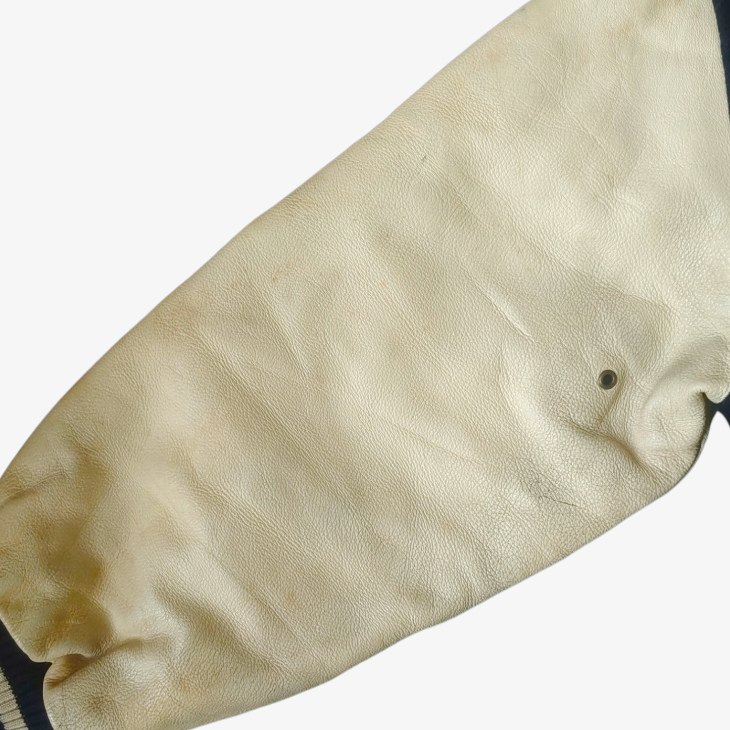 Vintage 90s The Limited International Style World Flags Leather Varsity Jacket Arm - Casspios Dream