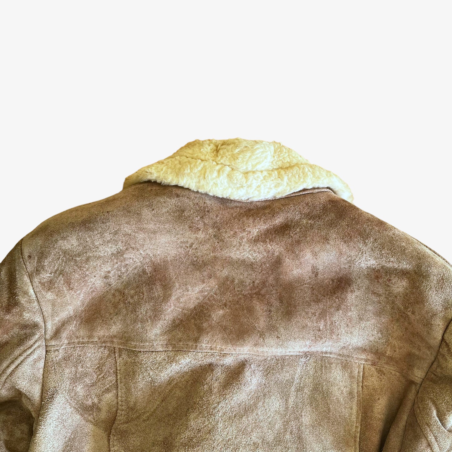 Vintage 90s The Vali Collection Sheepskin Jacket Back - Casspios Dream