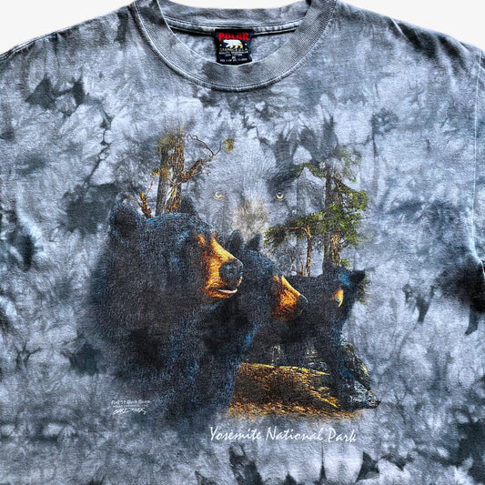 Yosemite National Park Bear Tie Dye Top
