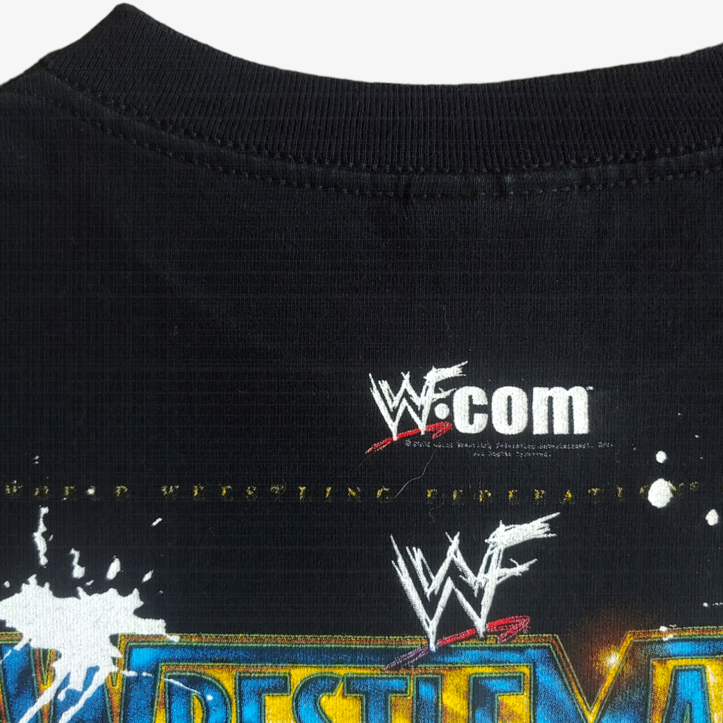 Vintage Y2K WWF 2002 Wrestlemania Top Mark - Casspios Dream