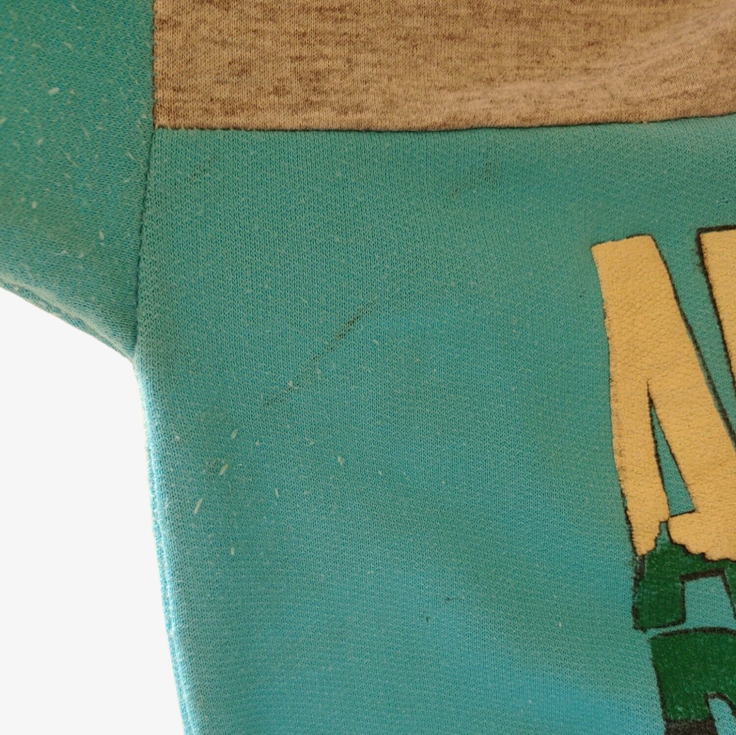 Vintage 80s American Runner 3D Textured Spell Out Graphic Collared Sweatshirt Mark - Casspios Dream