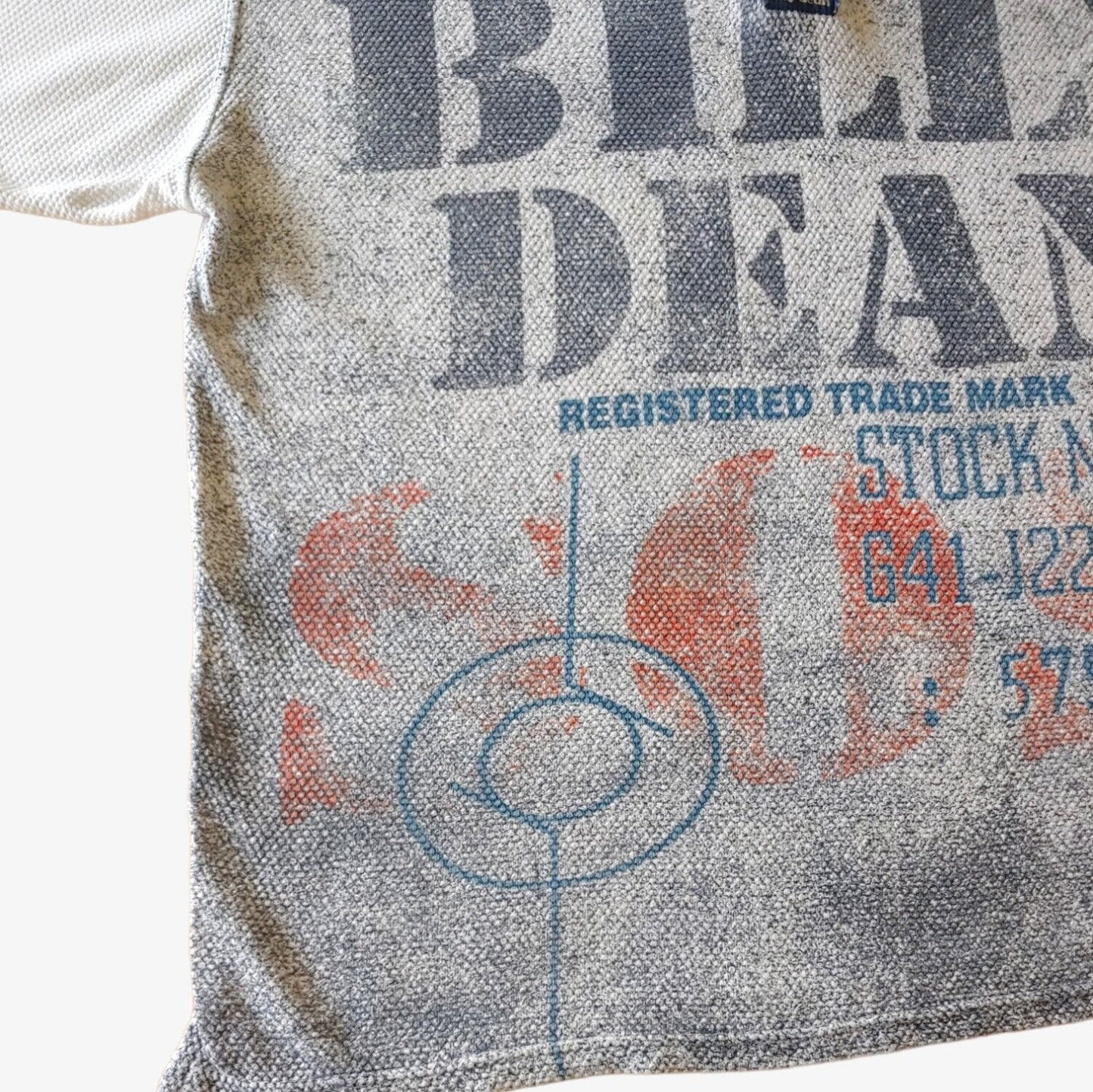 Vintage 90s Billy Dean Stock Number All Over Print Ribbed Quarter Button Top T-Shirt Logo - Casspios Dream