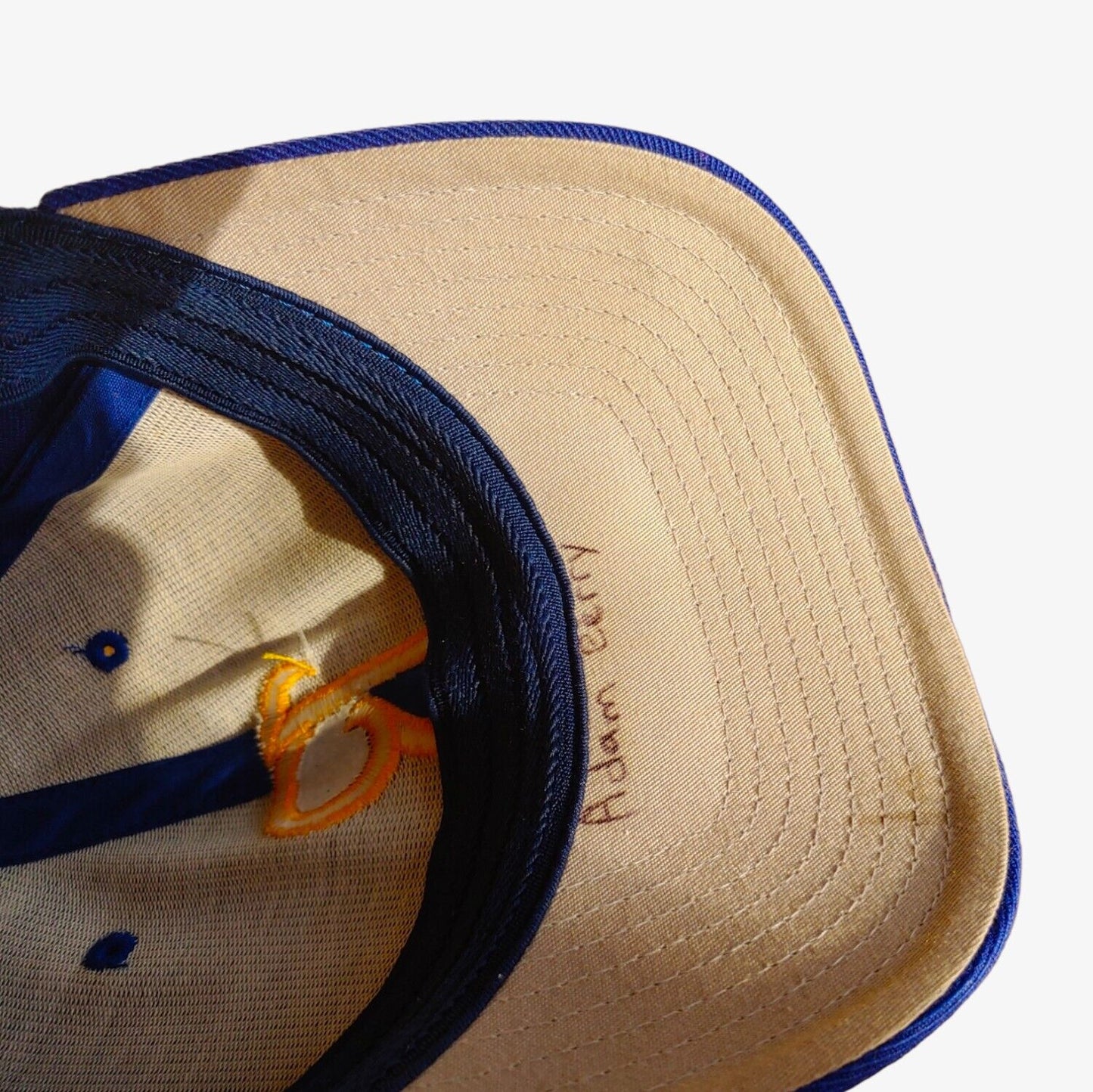 Vintage 90s Pacific Pro Series R Blue Cap Signed - Casspios Dream