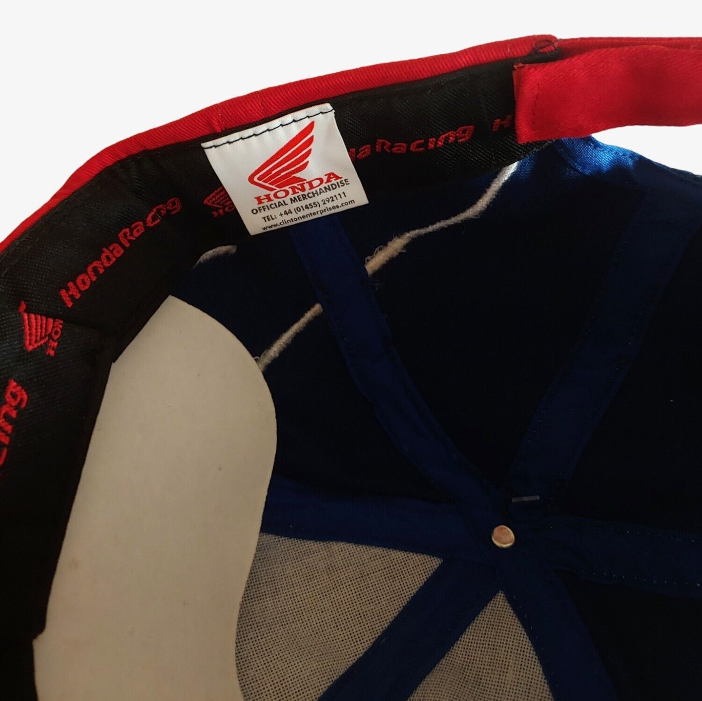 Vintage Y2K Honda Racing Spell Out Cap Label - Casspios Dream