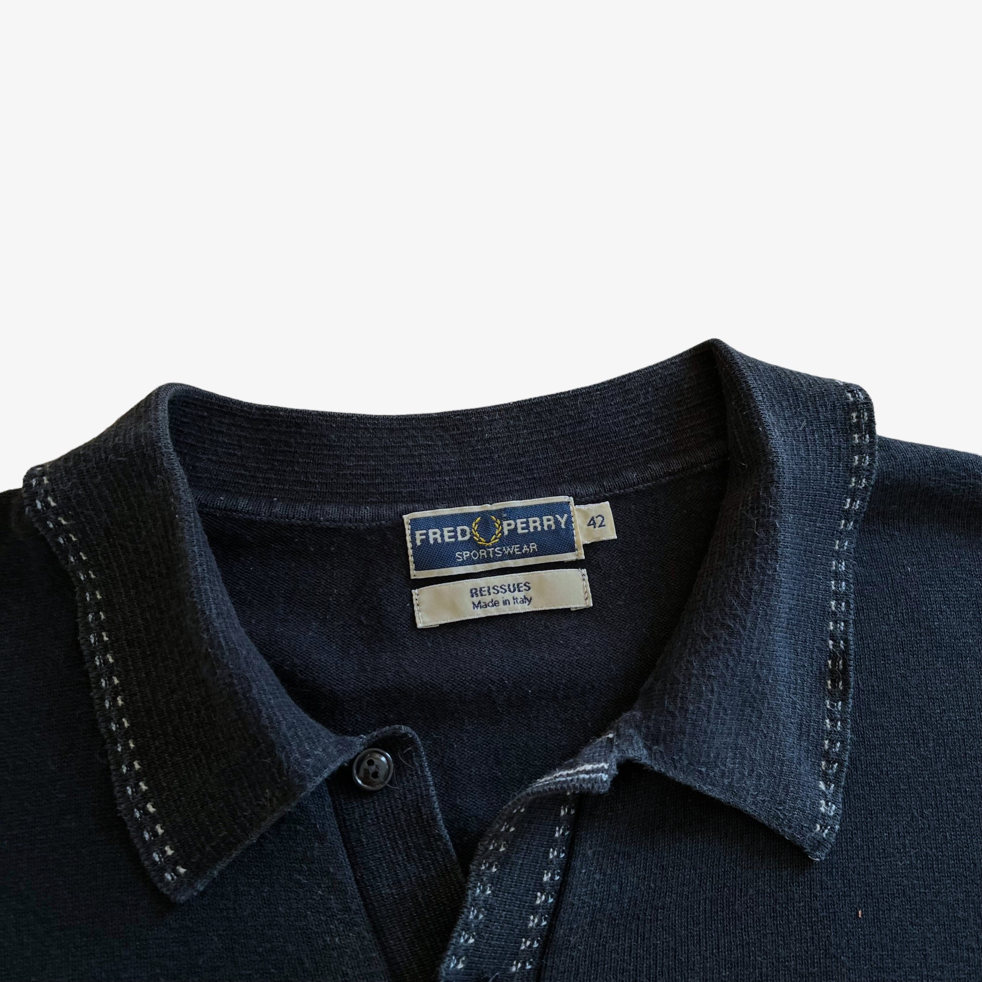 Fred Perry Reissues Navy Polo Shirt Label - Casspios Dream