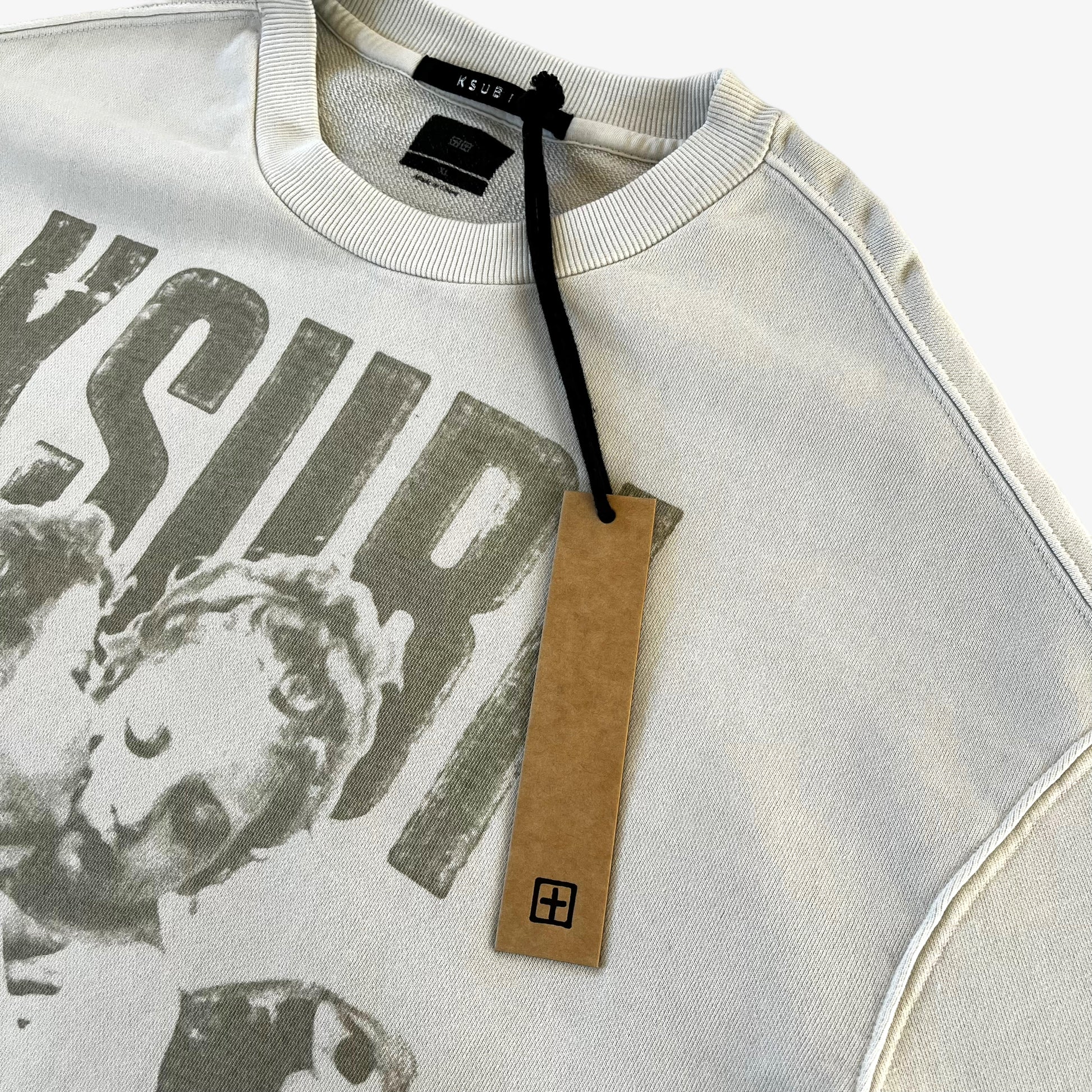Ksubi High Lovers Crew Antike Sweatshirt Brand New With Tags Tag - Casspios Dream