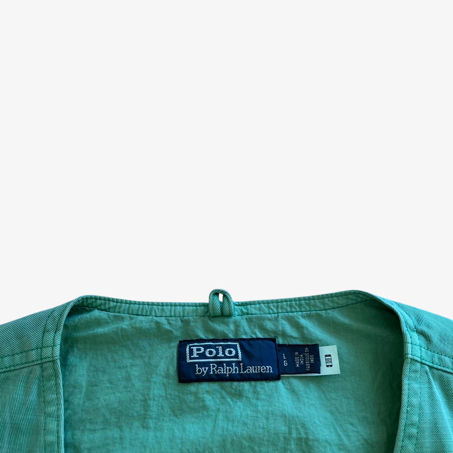 Mens Polo Ralph Lauren Faded Green Utility Vest Label - Casspios Dream