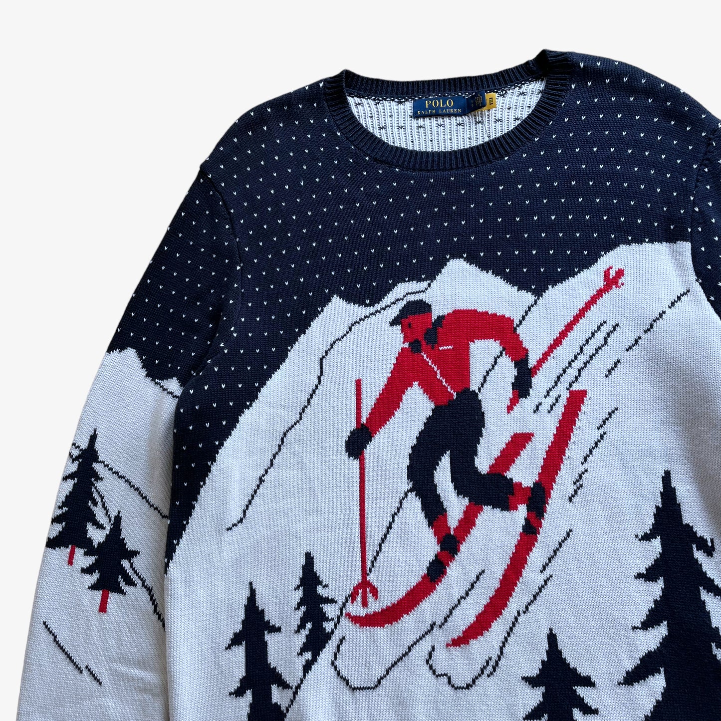 Mens Polo Ralph Lauren Ski Knitted Jumper Brand New With Tags Skiier - Casspios Dream