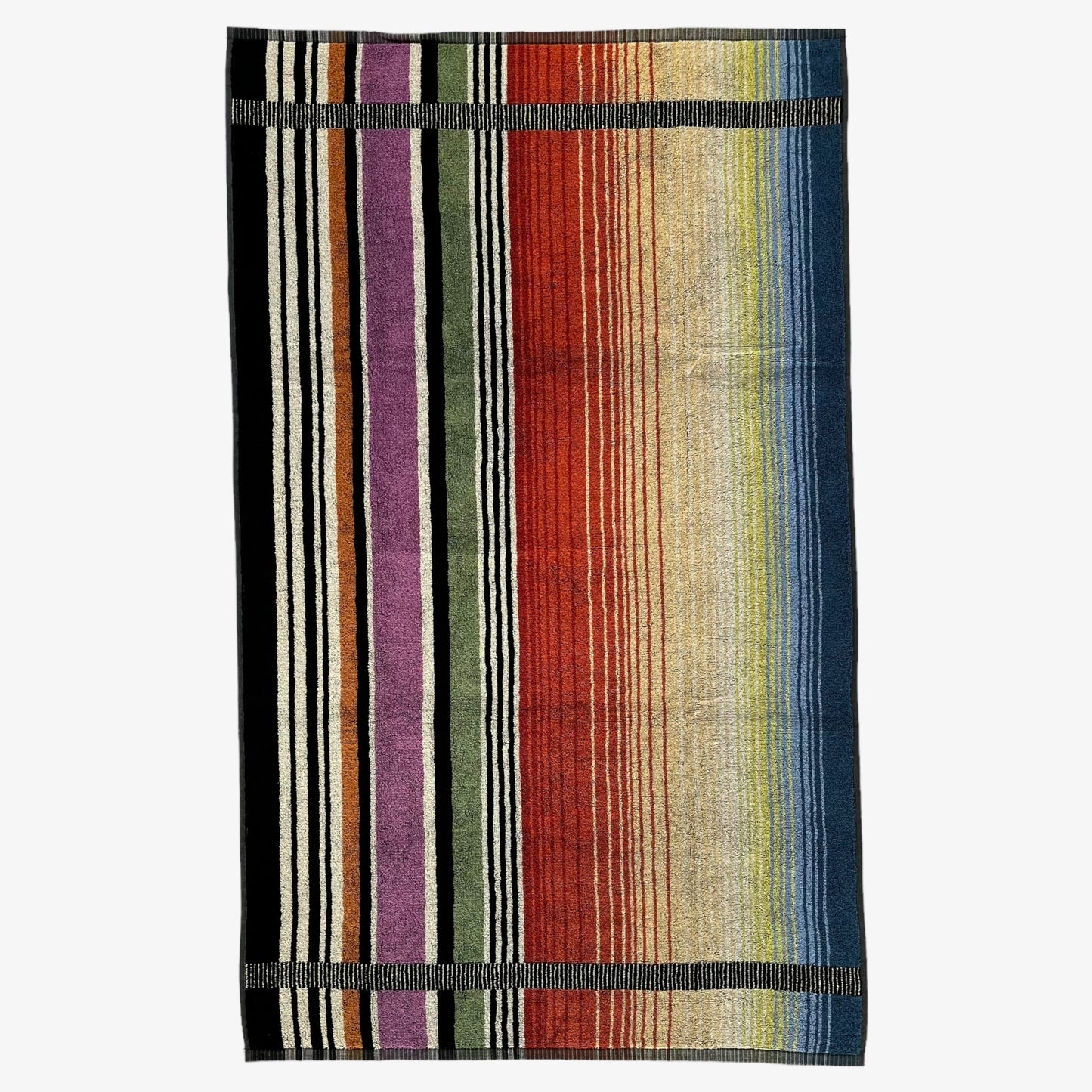 Missoni Classic Colourful Striped Towel 70cm x 115cm - Casspios Dream