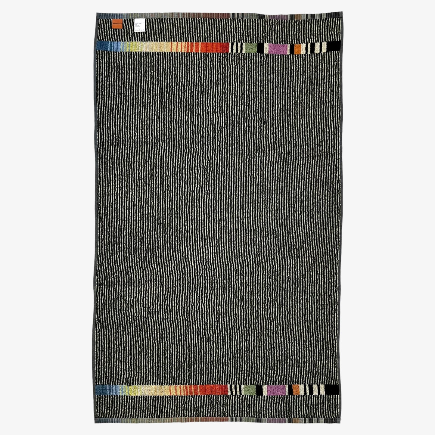 Missoni Classic Colourful Striped Towel 70cm x 115cm Back - Casspios Dream