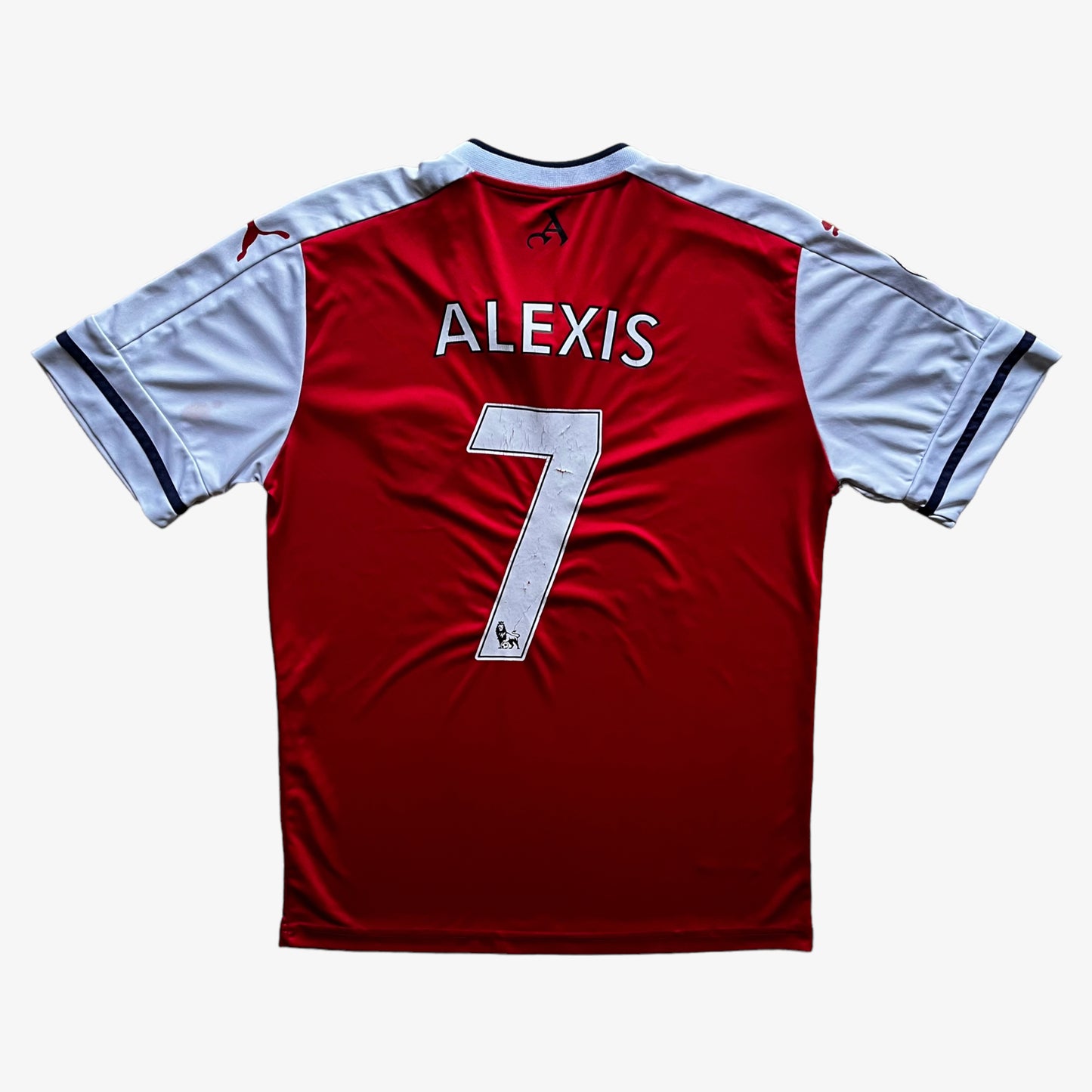 Puma 2016 - 2017 Arsenal Alexis Sanchez 7 Red Home Football Jersey Back - Casspios Dream