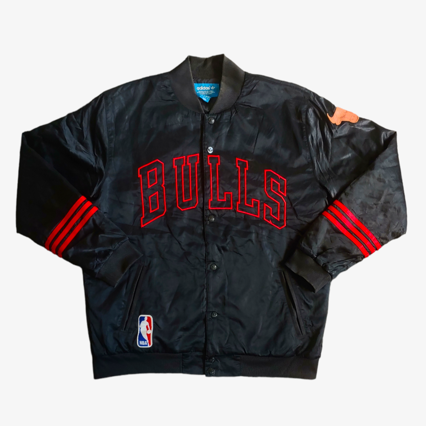 Retro Adidas NBA Chicago Bulls Basketball Team Varsity Jacket - Casspios Dream