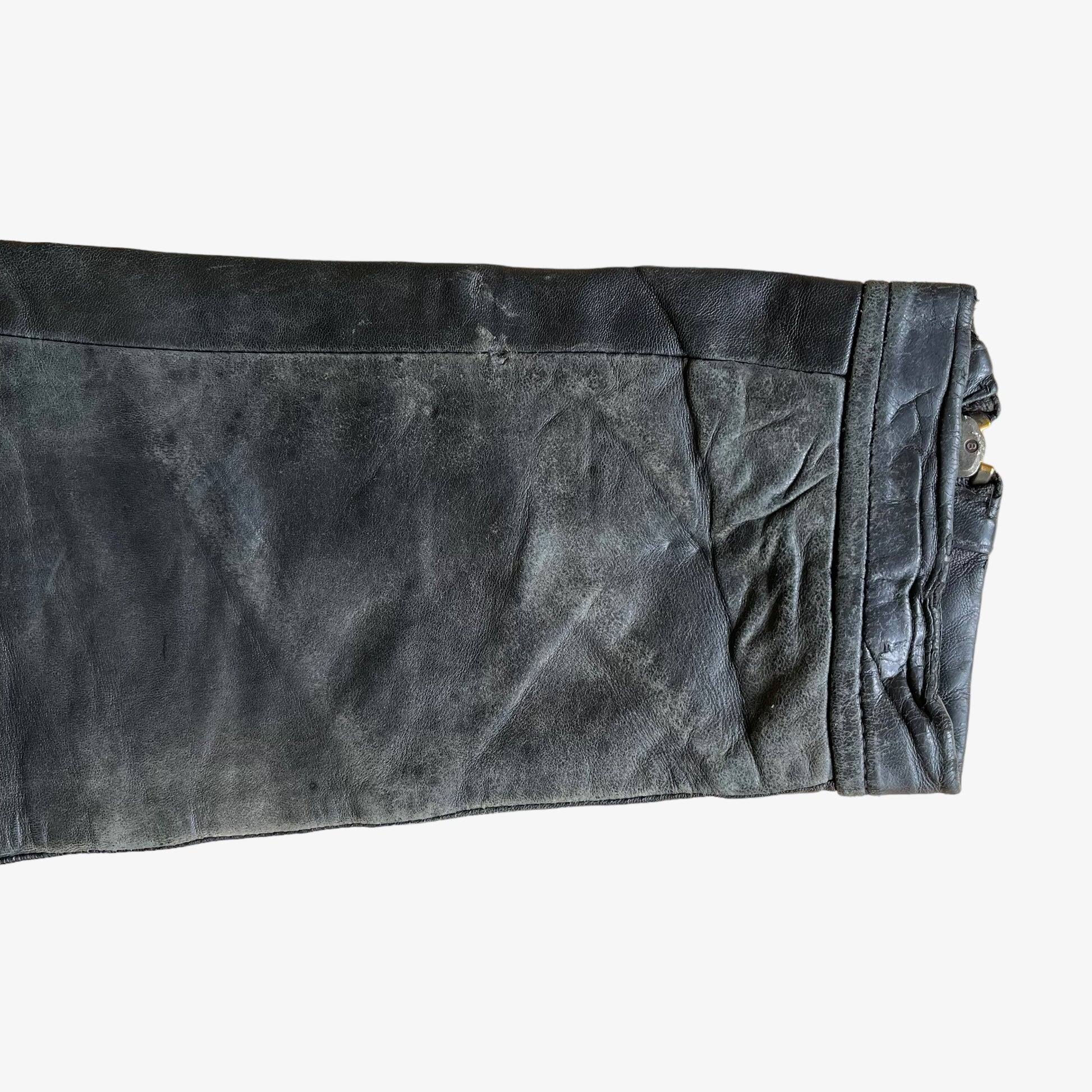 The Kooples Black Leather Driving Jacket Sleeve - Casspios Dream