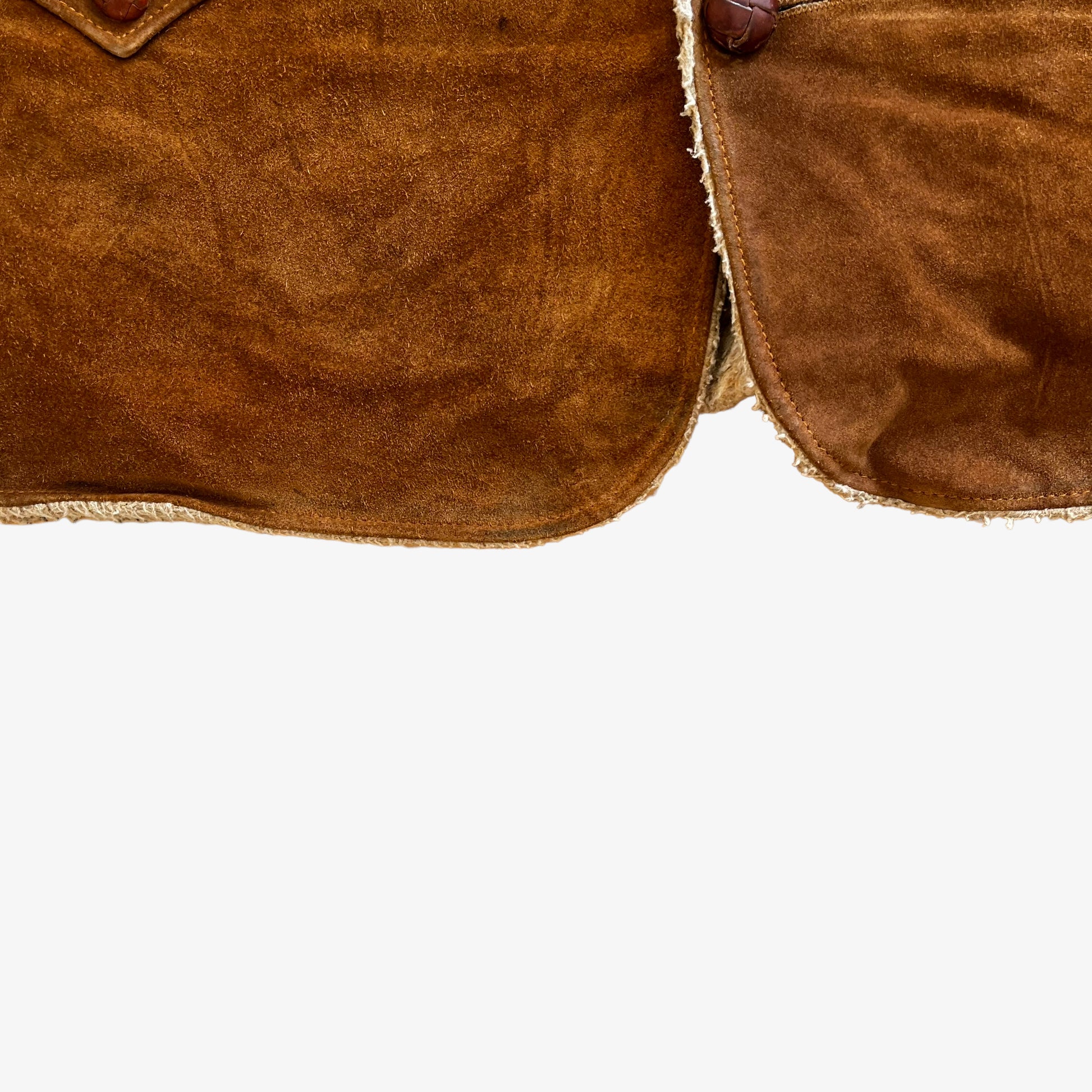 Vintage 70s Mens Schott Western Brown Leather Jacket Hem - Casspios Dream