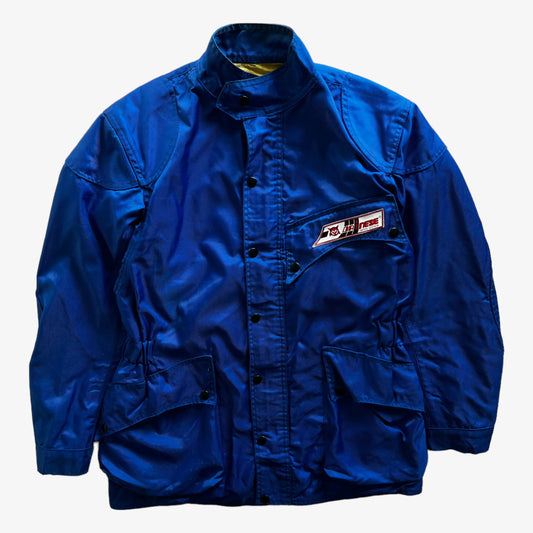 Vintage 80s Mens Dainese Blue Utility Jacket - Casspios Dream