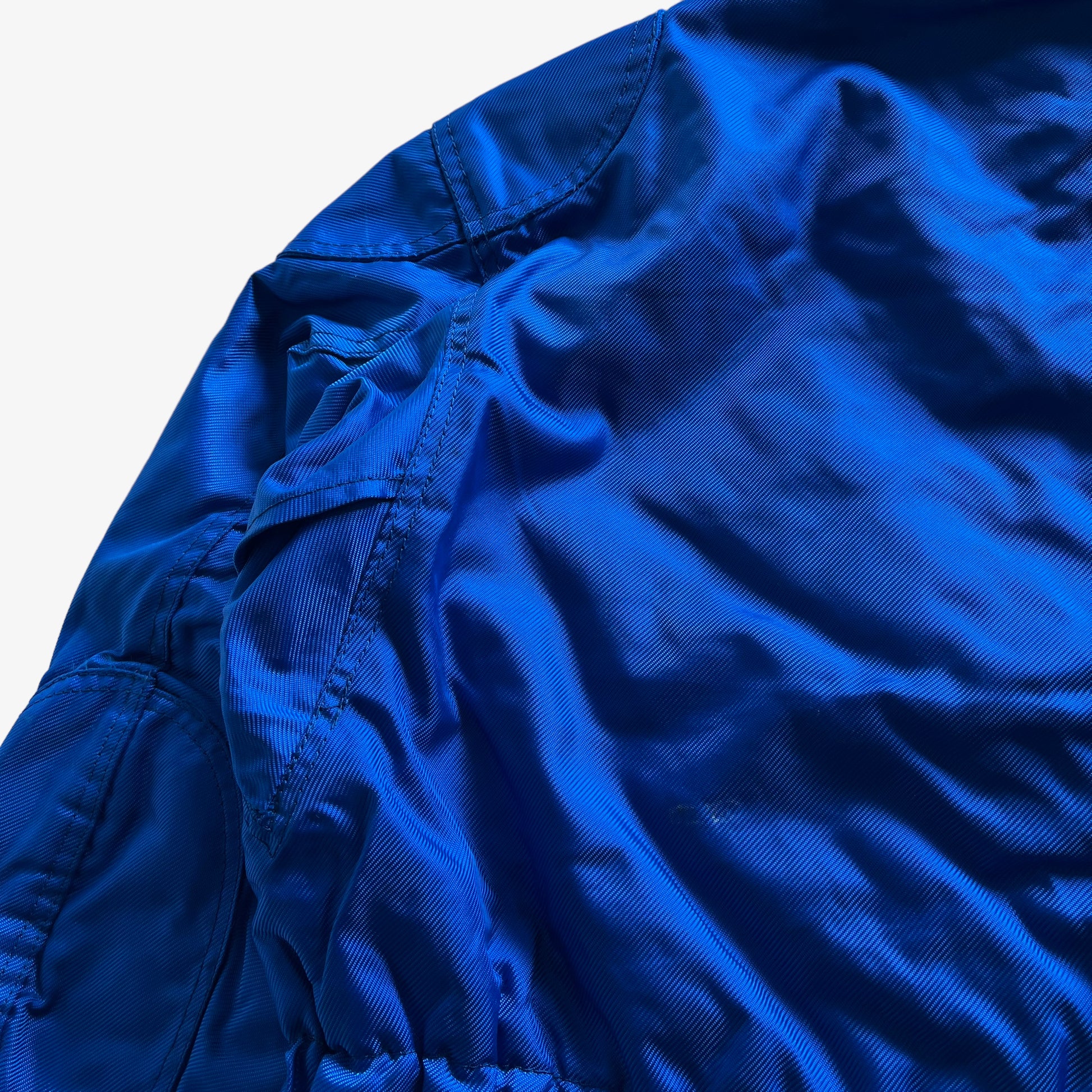 Vintage 80s Mens Dainese Blue Utility Jacket Shoulder - Casspios Dream