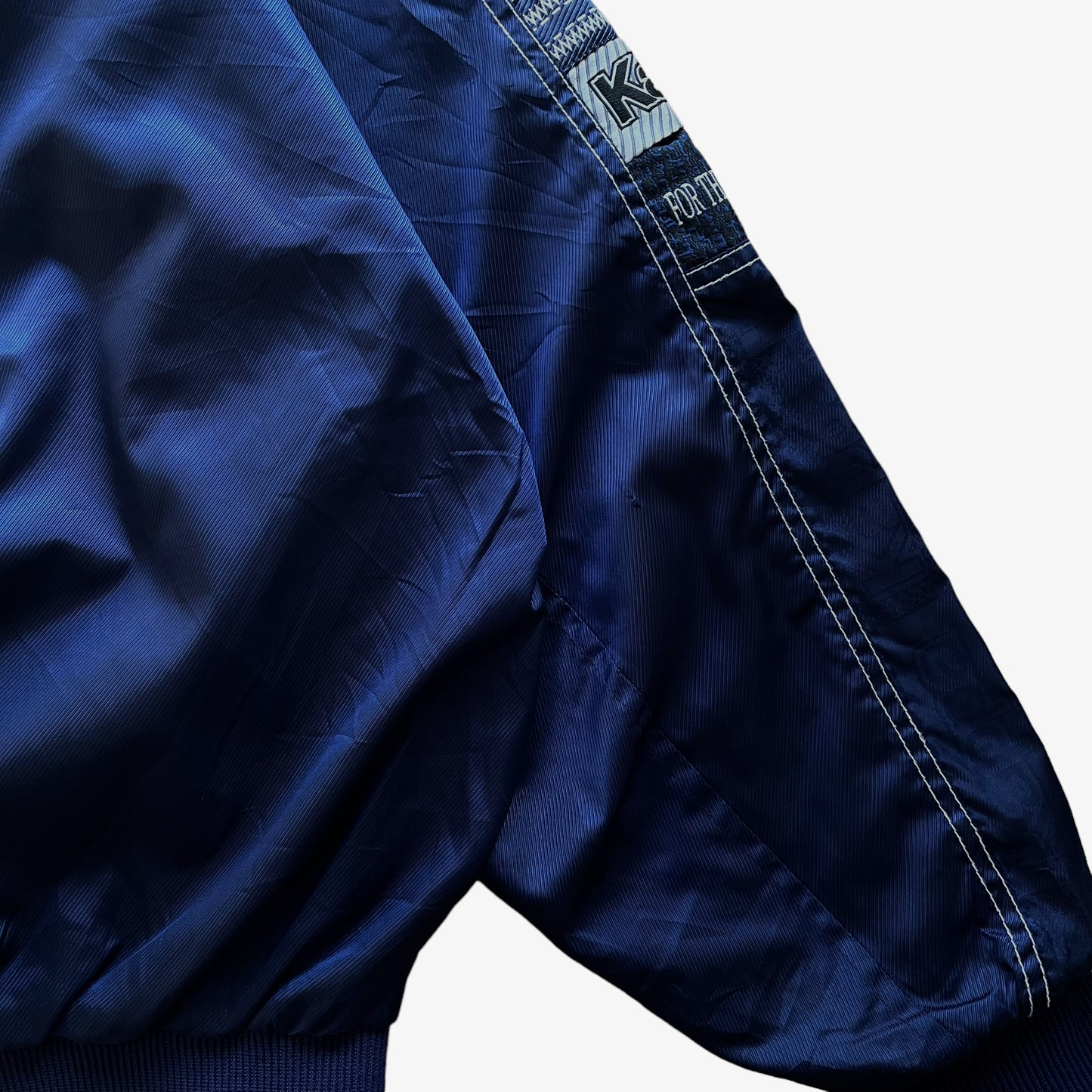 Vintage 80s Mens Kappa VR II Navy Track Jacket Wear - Casspios Dream