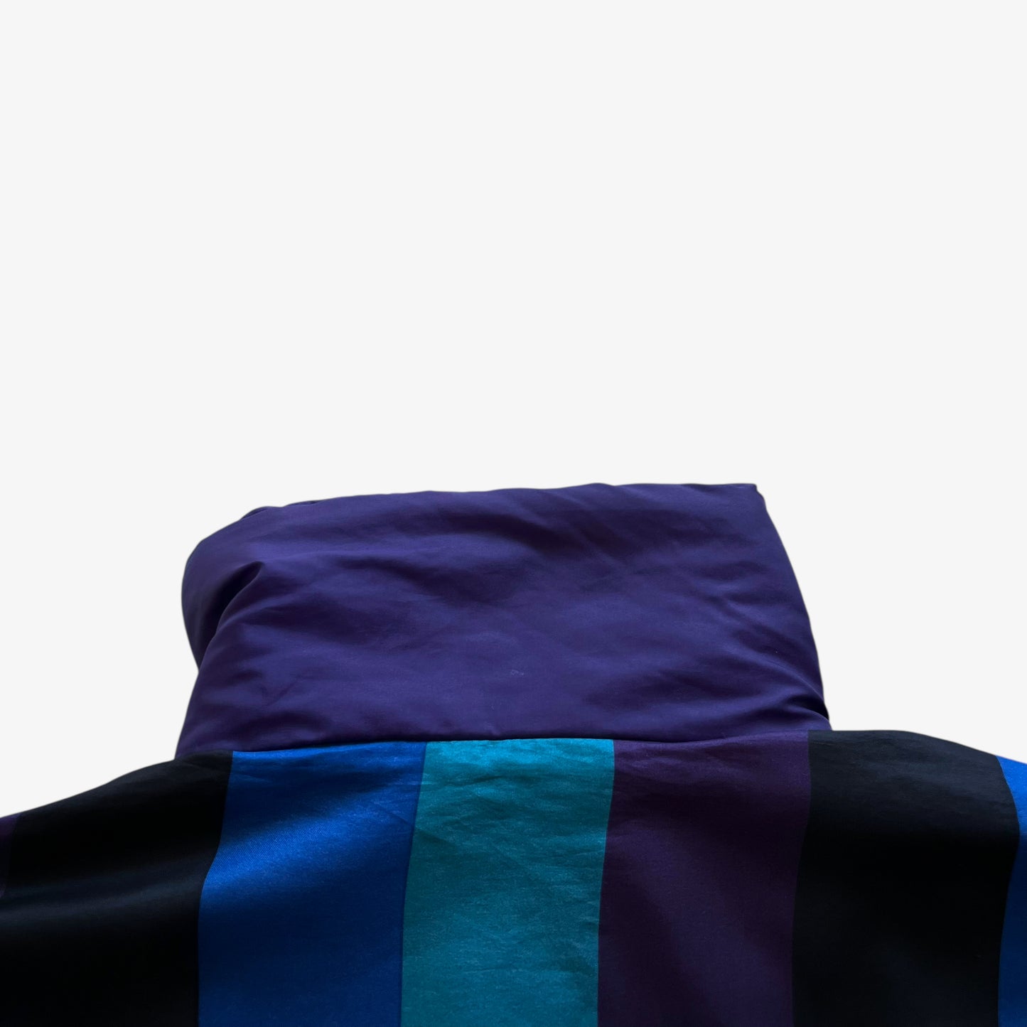 Vintage 80s Mens Pierre Cardin Striped Track Jacket With Shoulder Pads Collar - Casspios Dream