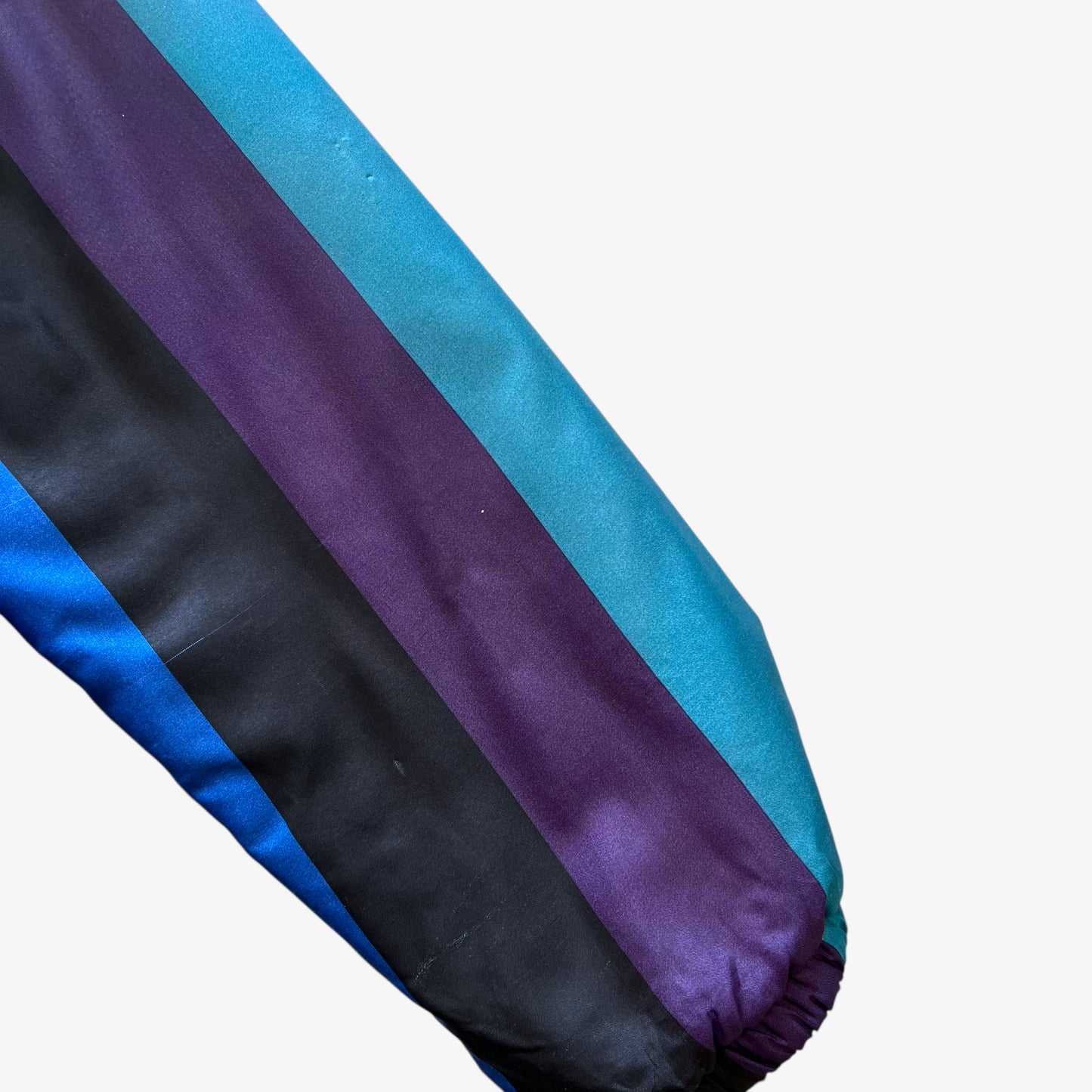 Vintage 80s Mens Pierre Cardin Striped Track Jacket With Shoulder Pads Cuff - Casspios Dream