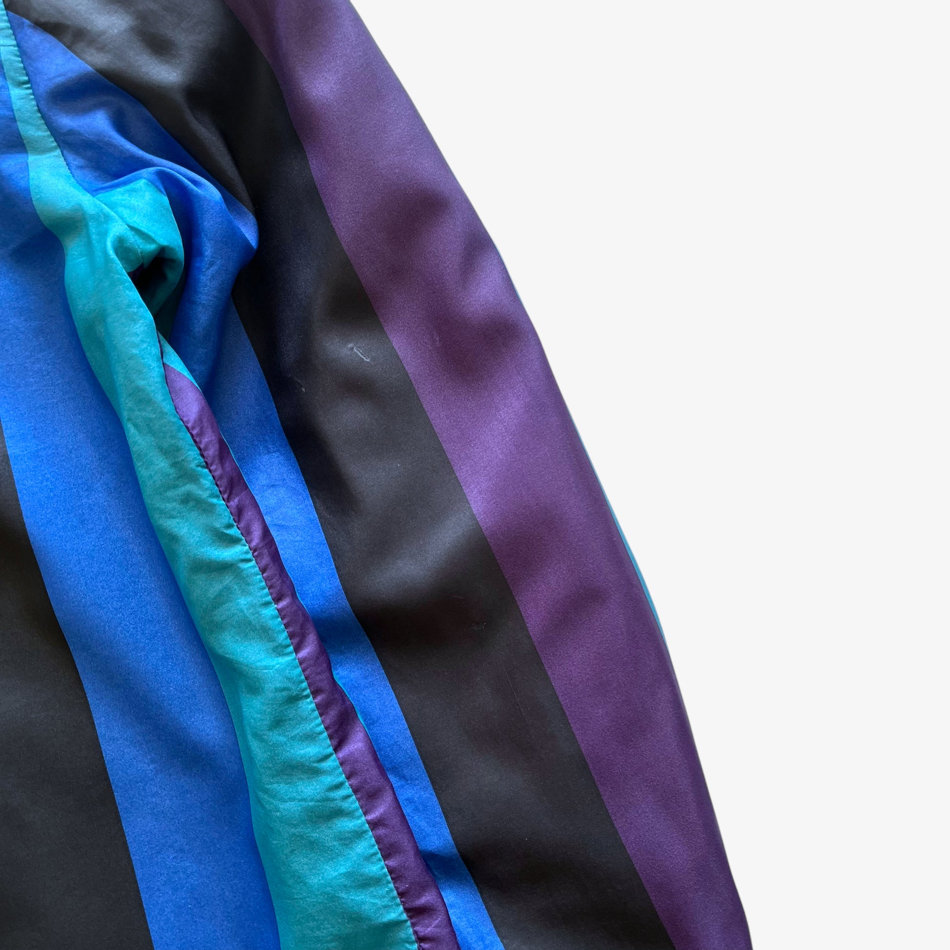 Vintage 80s Mens Pierre Cardin Striped Track Jacket With Shoulder Pads Sleeve Wear - Casspios Dream